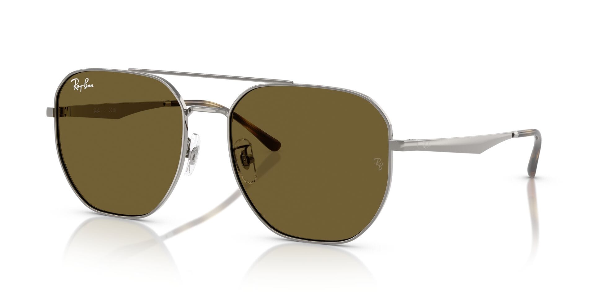 Rayban 0RB3724D Sunglass Gun Metal Unisex Full Metal — Gun Metal frame