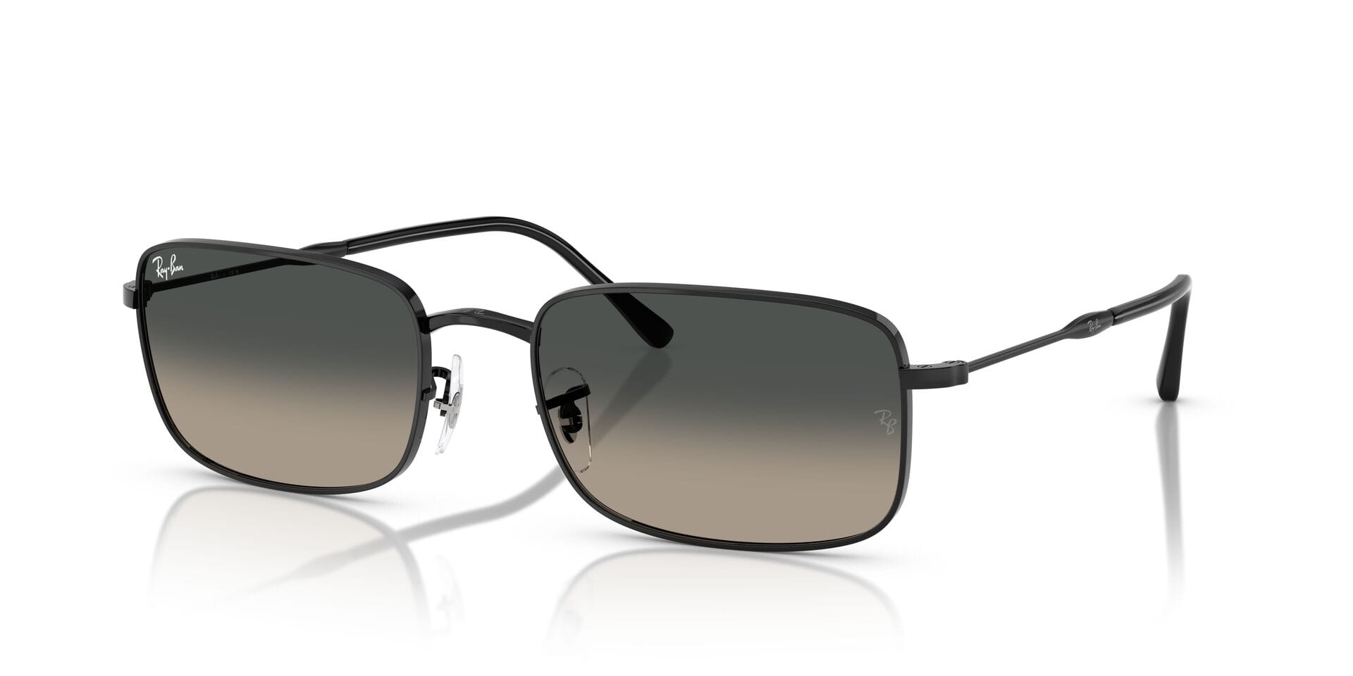 Rayban 0RB3746 Sunglass Black - Full Metal Sunglass — Black frame — view 1