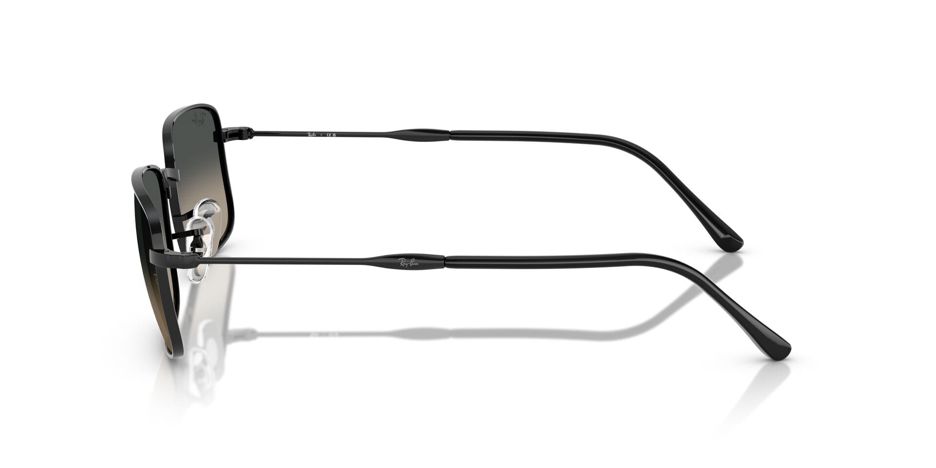 Rayban 0RB3746 Sunglass Black - Full Metal Sunglass — Black frame — view 6