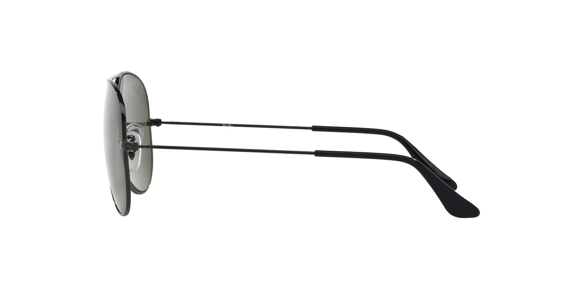 Rayban RB3025 Sunglass Black Unisex Full Metal Sunglass — Black frame — view 6