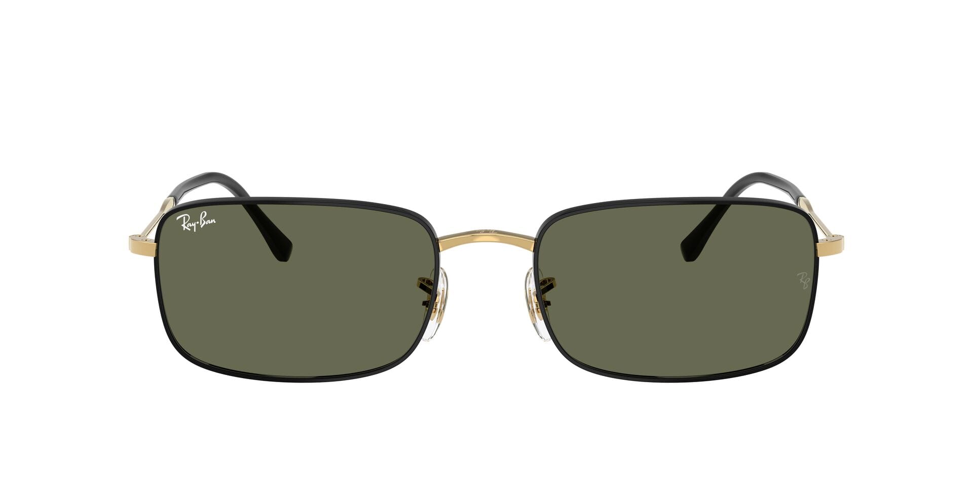 Rayban 0RB3746 Sunglass Black Unisex Full Metal Sunglass — Black frame — view 4