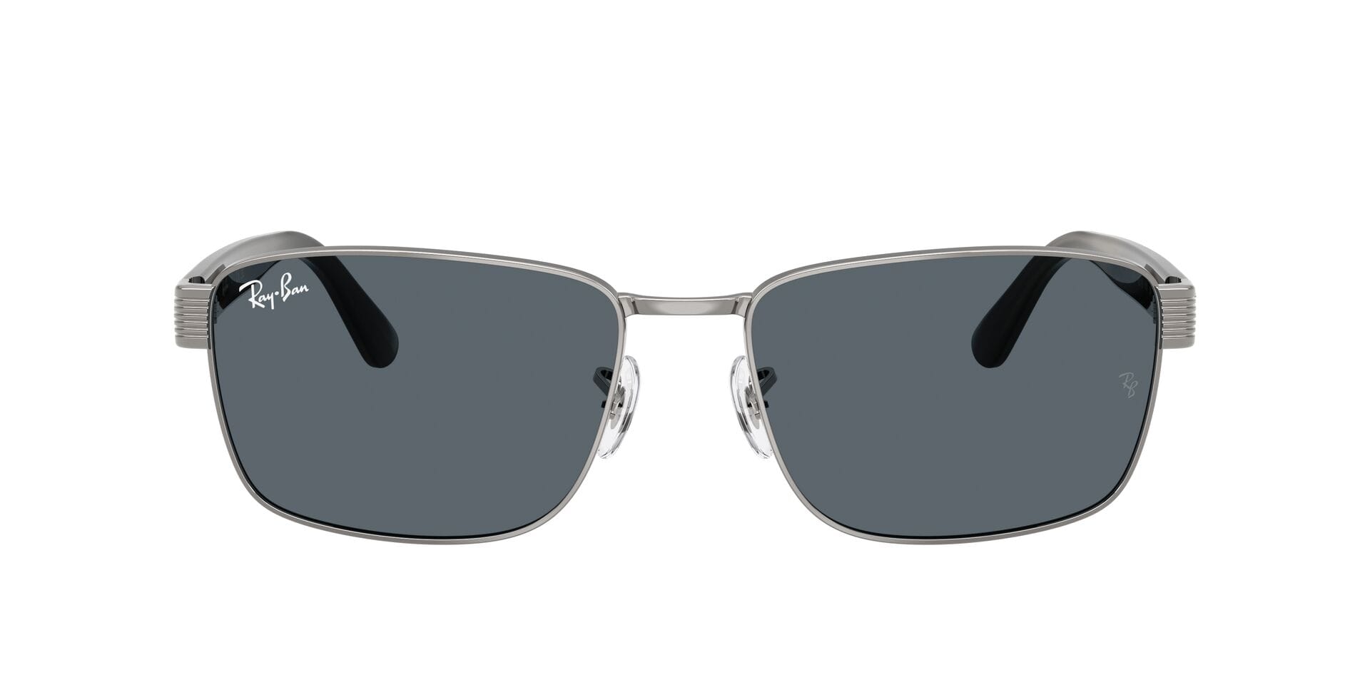 Rayban 0RB3750 Sunglass Gun Metal Unisex Full Shell Sunglass — Gun Metal frame — view 4