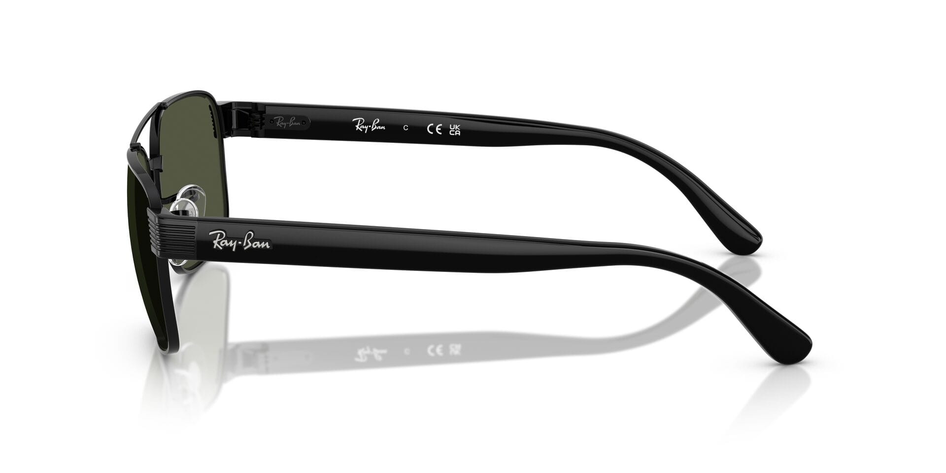 Rayban 0RB3751 Sunglass Black Unisex Full Shell Sunglass — Black frame — view 5
