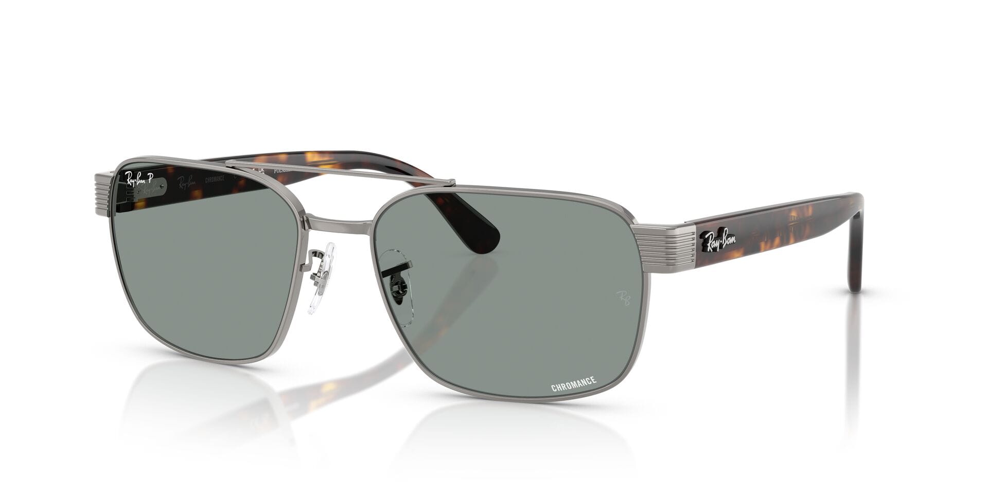 Rayban 0RB3751CH Sunglass Grey Unisex Full Shell — Grey frame