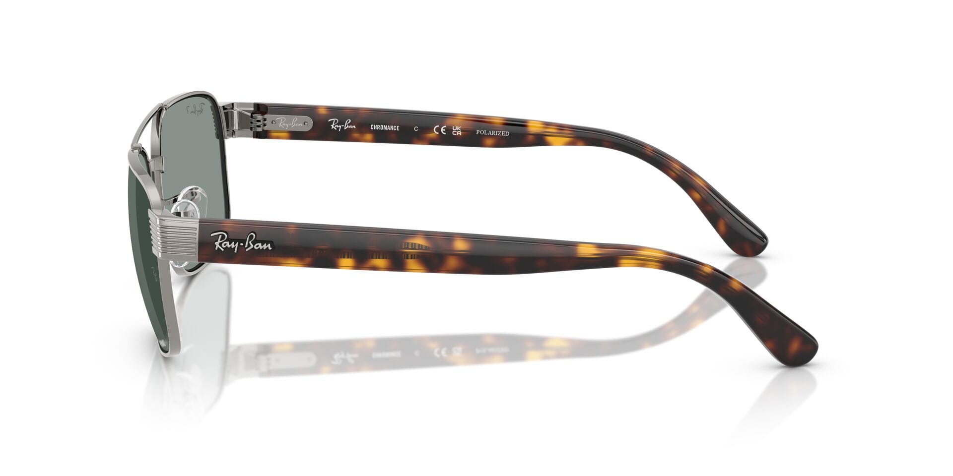 Rayban 0RB3751CH Sunglass Grey Unisex Full Shell Sunglass — Grey frame — view 6