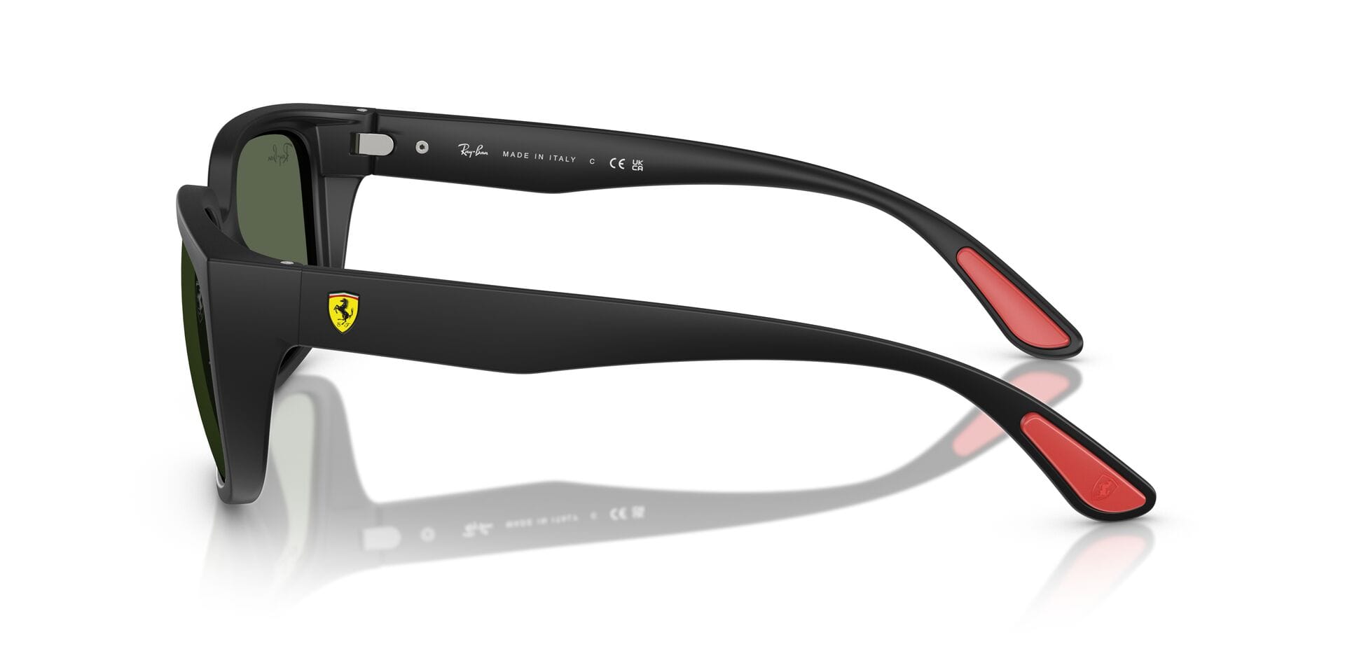 Rayban 0RB4443M Sunglass Matt Black Unisex Full Shell Sunglass — Matt Black frame — view 5