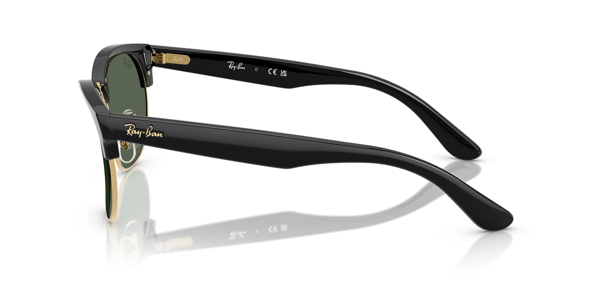 Rayban 0RBR0504S Sunglass Gold Unisex Full Shell Sunglass — Gold frame — view 5
