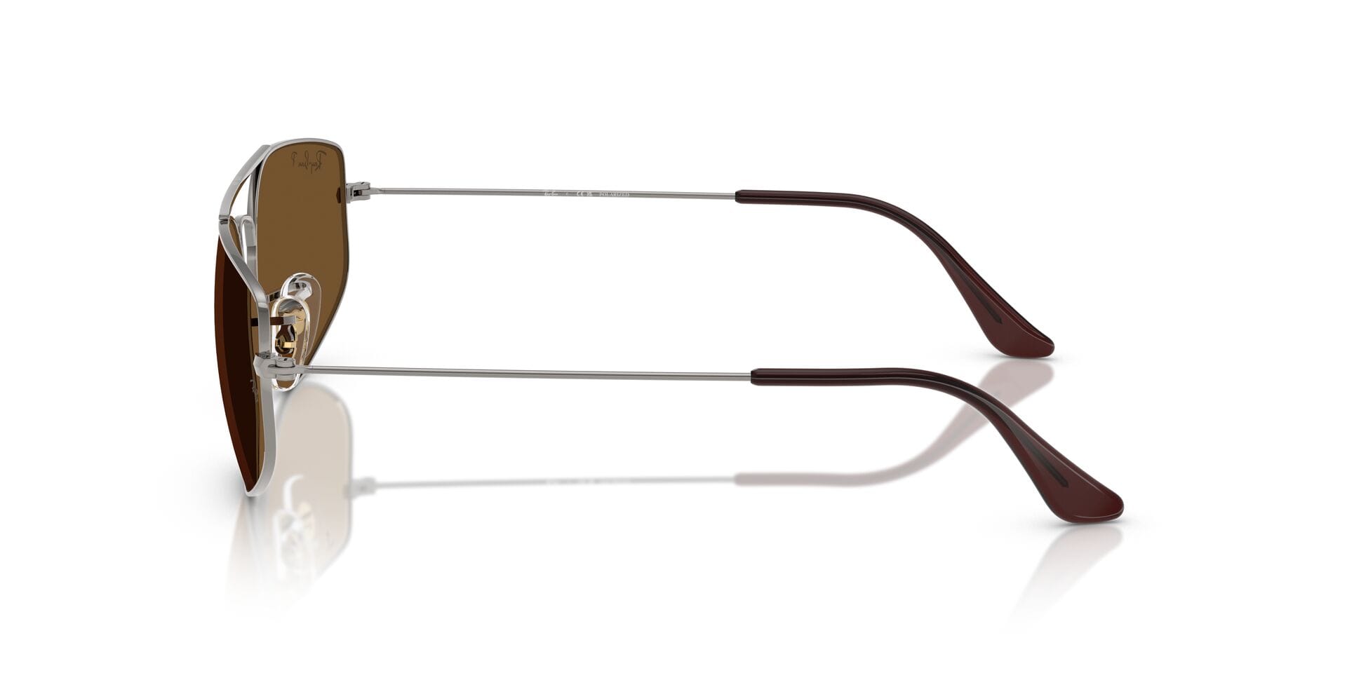 Rayban 0RB3845 Sunglass Gun Metal Male Full Metal Sunglass — Gun Metal frame — view 3