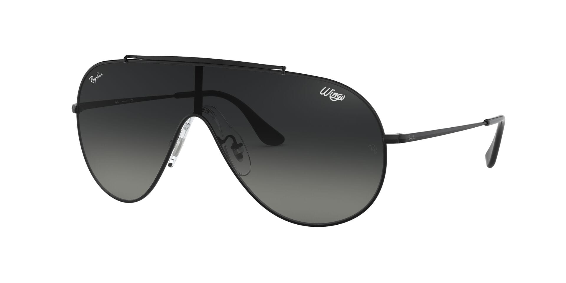 Rayban 0RB3597 Sunglass Black Male Full Metal — Black frame