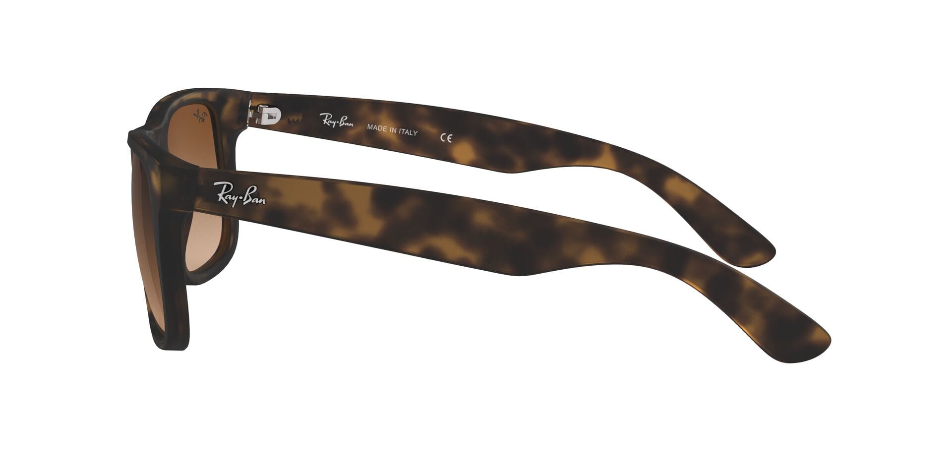 Rayban RB4165 Sunglass Brown Male Full Shell Sunglass — Brown frame — view 3