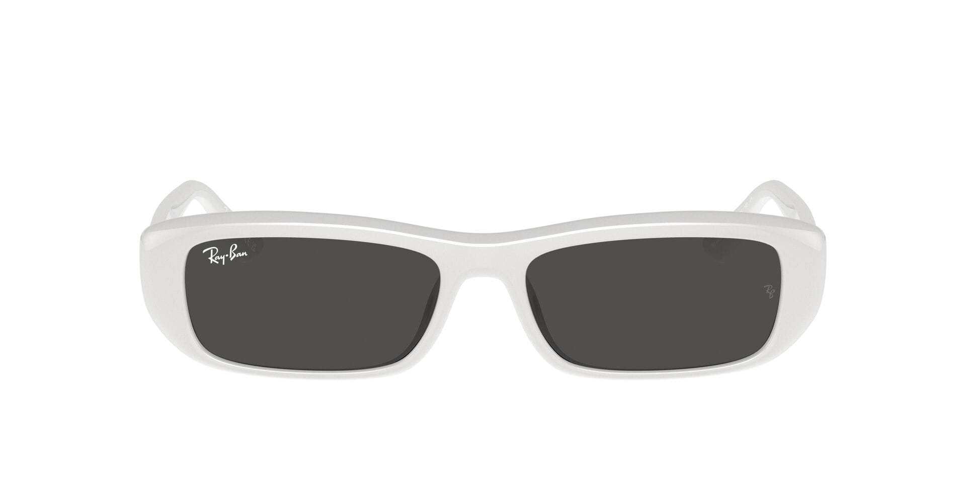 Rayban 0RB4436D Sunglass White Unisex Full Shell Sunglass — White frame — view 2