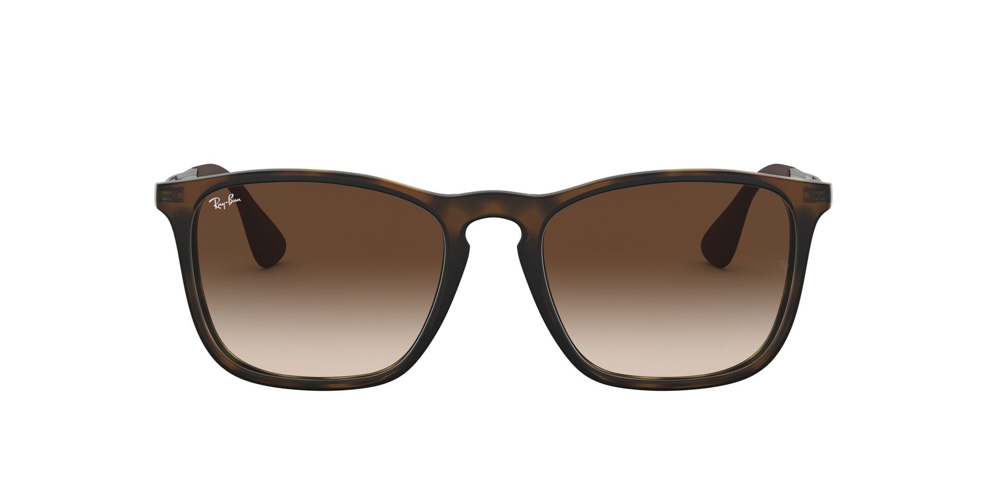 Rayban RB4187 Sunglass Brown Male Full Metal Sunglass — Brown frame — view 2
