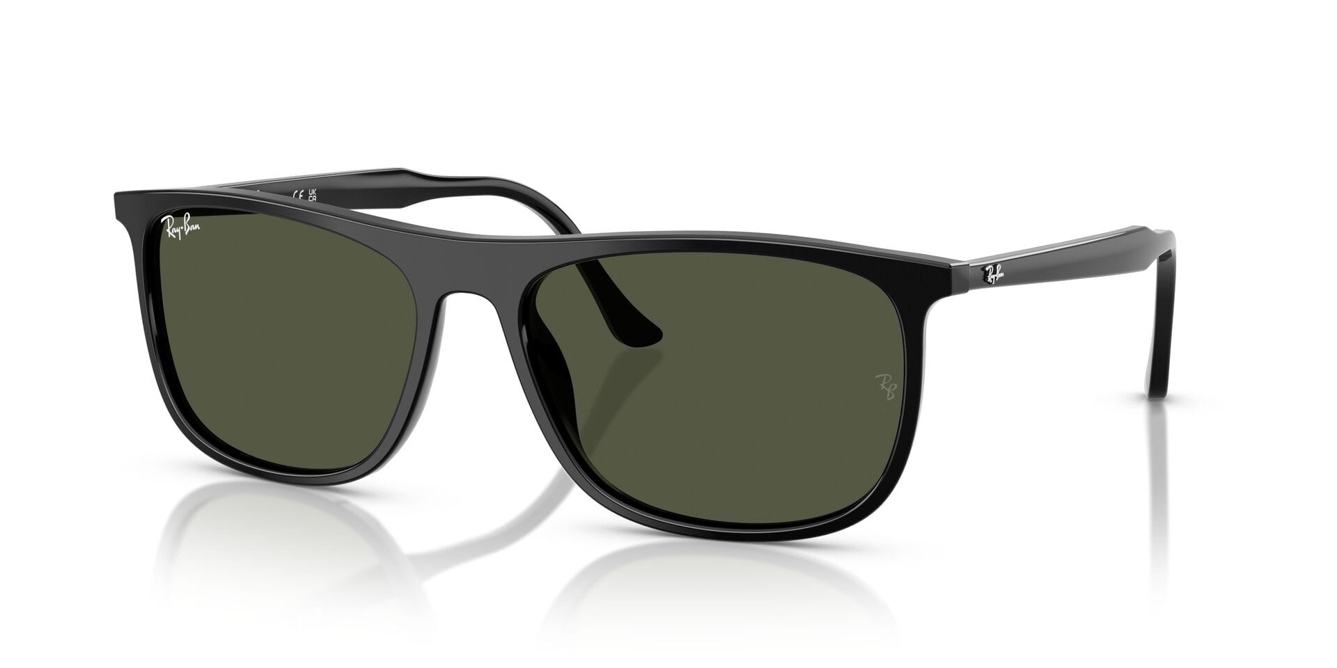 Rayban 0RB2216 Sunglass Black Unisex Full Shell — Black frame