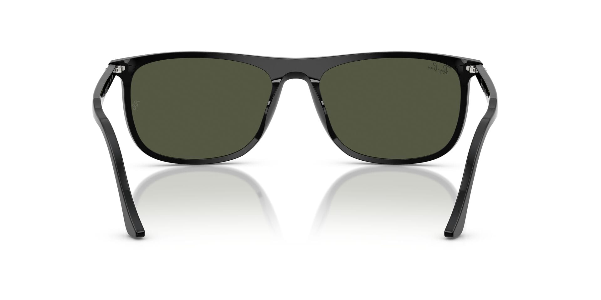 Rayban 0RB2216 Sunglass Black Unisex Full Shell Sunglass — Black frame — view 2