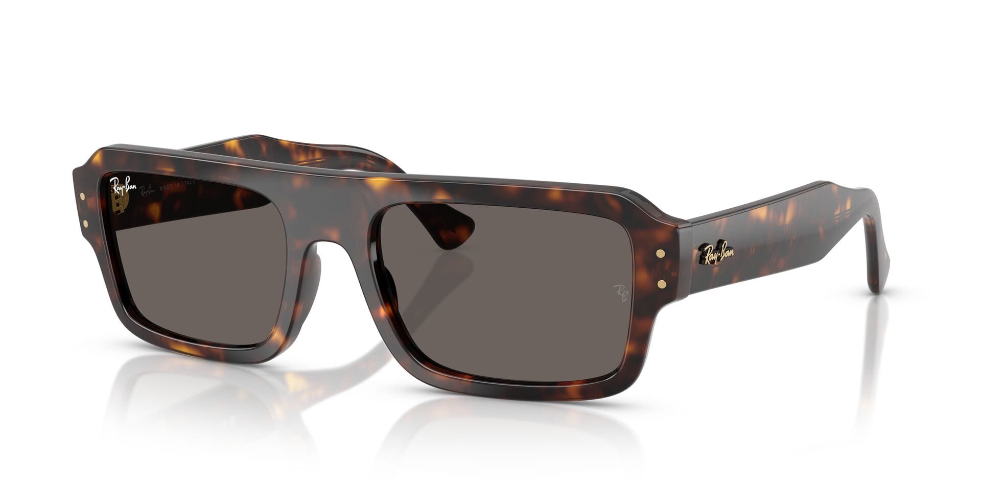 Rayban 0RB4454 Sunglass Havana Unisex Full Shell — Havana frame