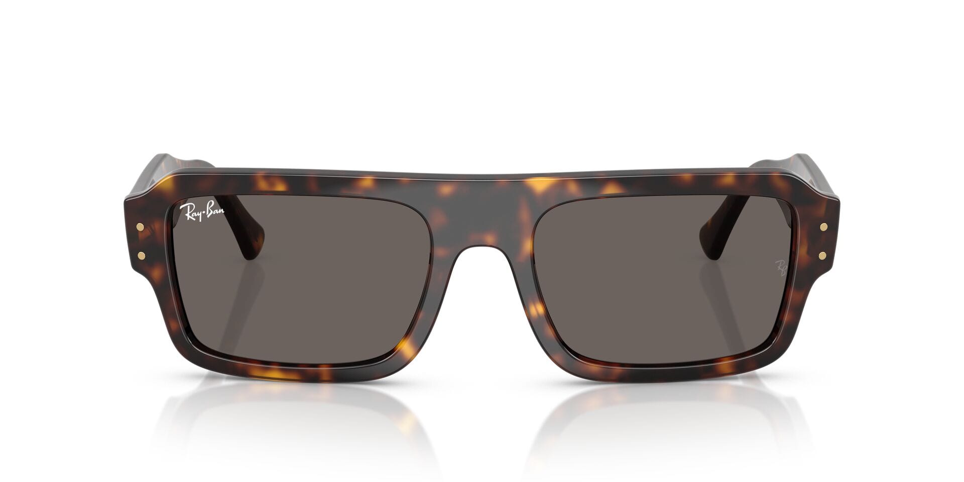 Rayban 0RB4454 Sunglass Havana Unisex Full Shell Sunglass — Havana frame — view 3