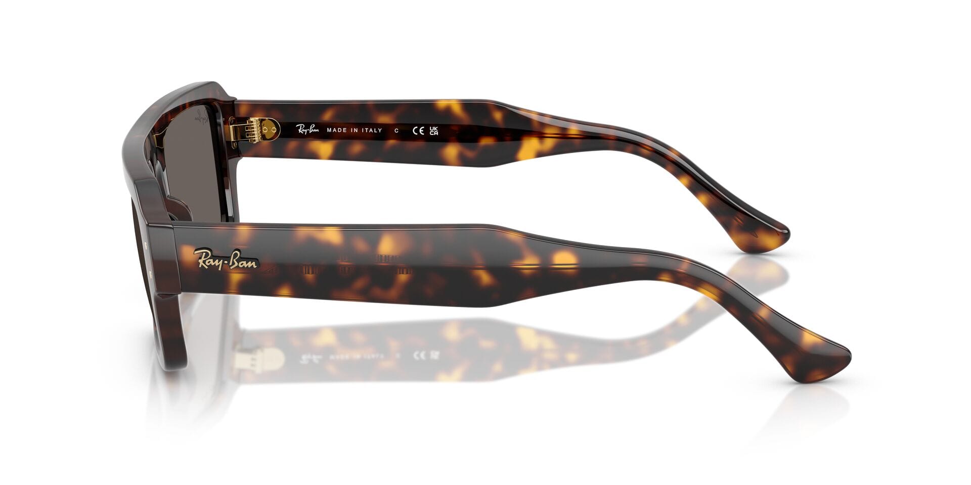 Rayban 0RB4454 Sunglass Havana Unisex Full Shell Sunglass — Havana frame — view 4