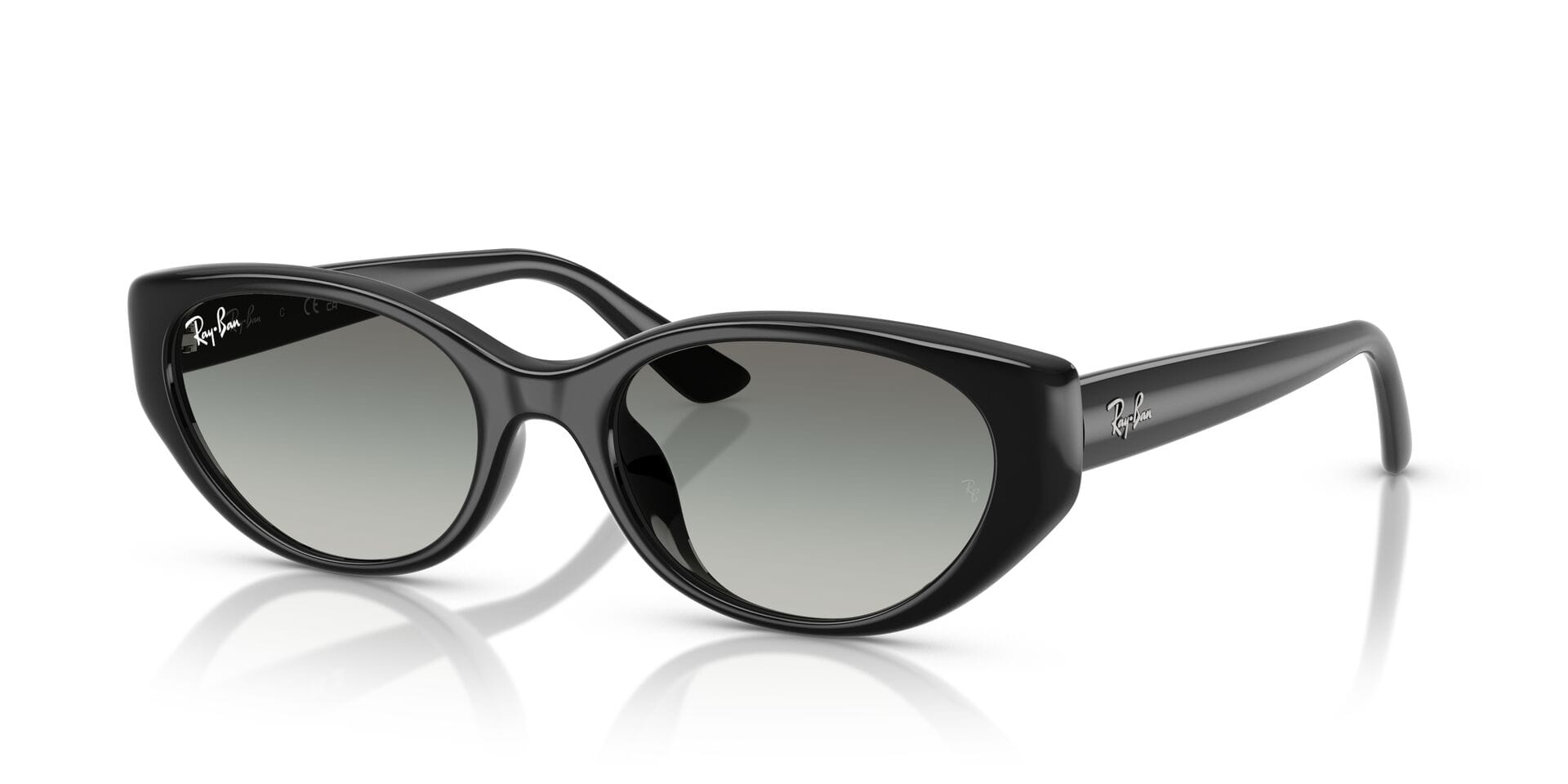 Rayban 0RB4457D Sunglass Black Unisex Full Shell — Black frame