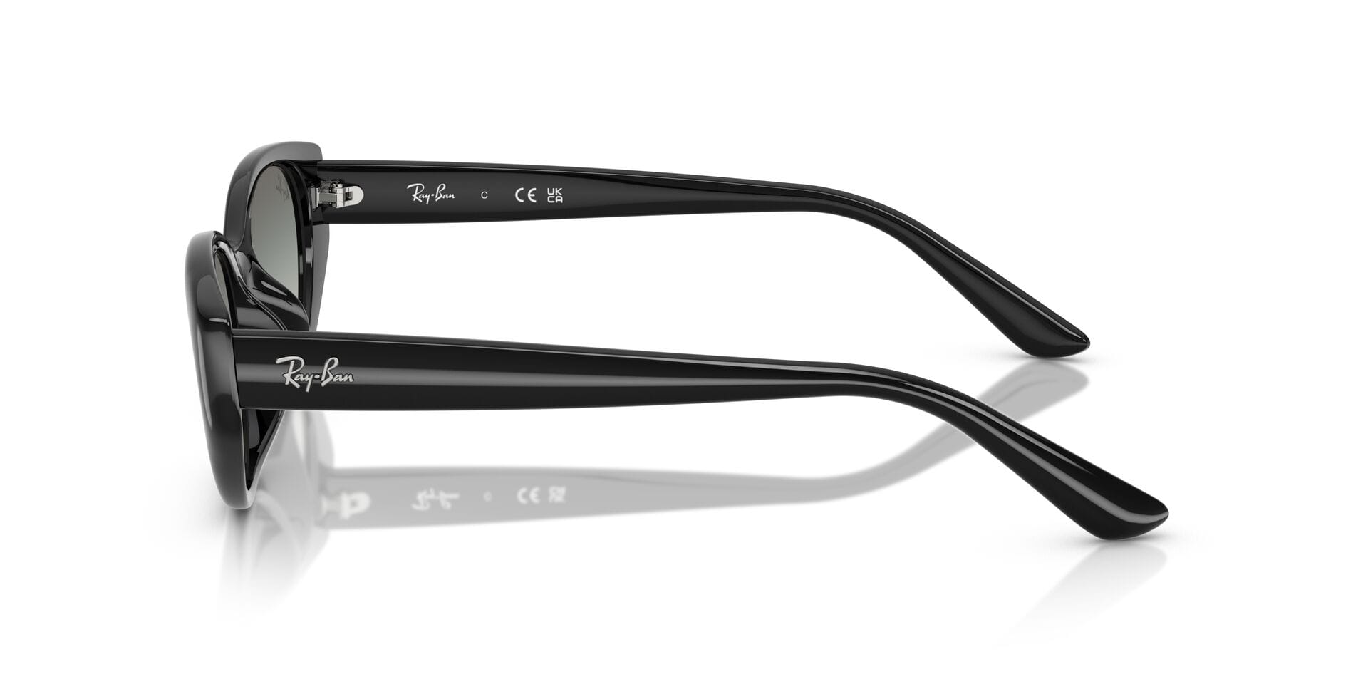 Rayban 0RB4457D Sunglass Black Unisex Full Shell Sunglass — Black frame — view 4