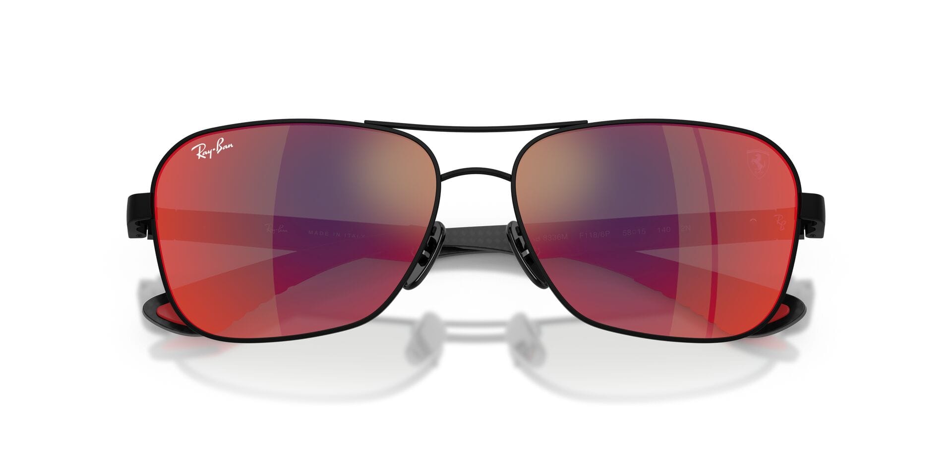 Rayban 0RB8336M Sunglass Black Unisex Full Shell Sunglass — Black frame — view 7