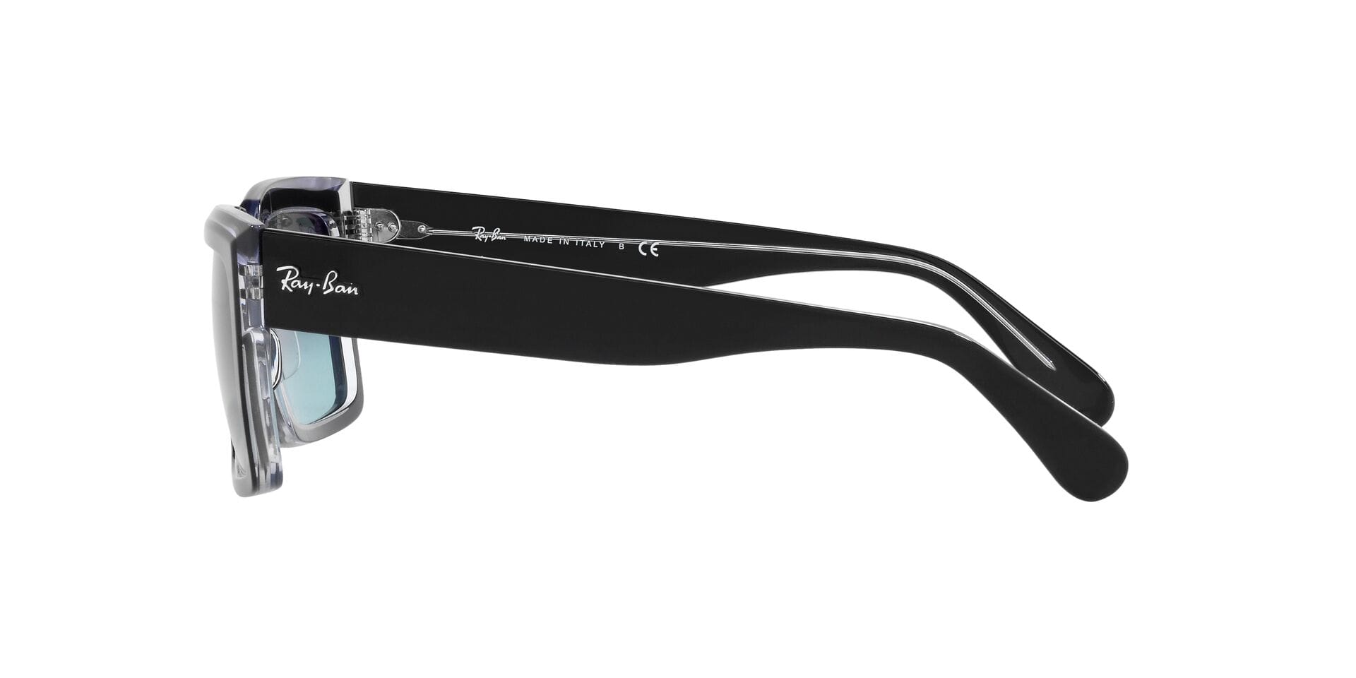 Rayban RB2191 Sunglass Black Unisex Full Shell Sunglass — Black frame — view 3