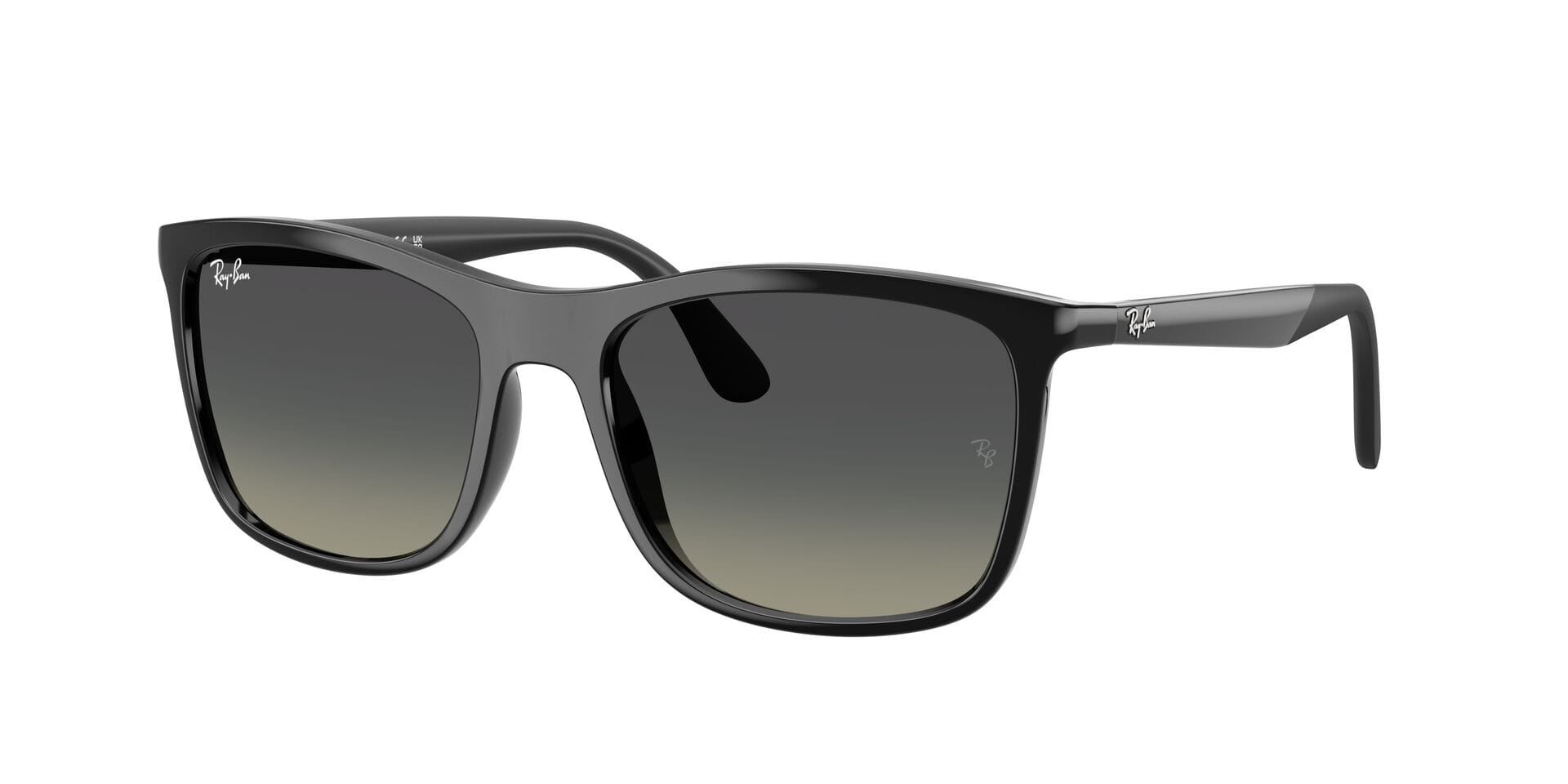 Rayban 0RB4460I Sunglass Black Unisex Full Shell Sunglass — Black frame — view 3
