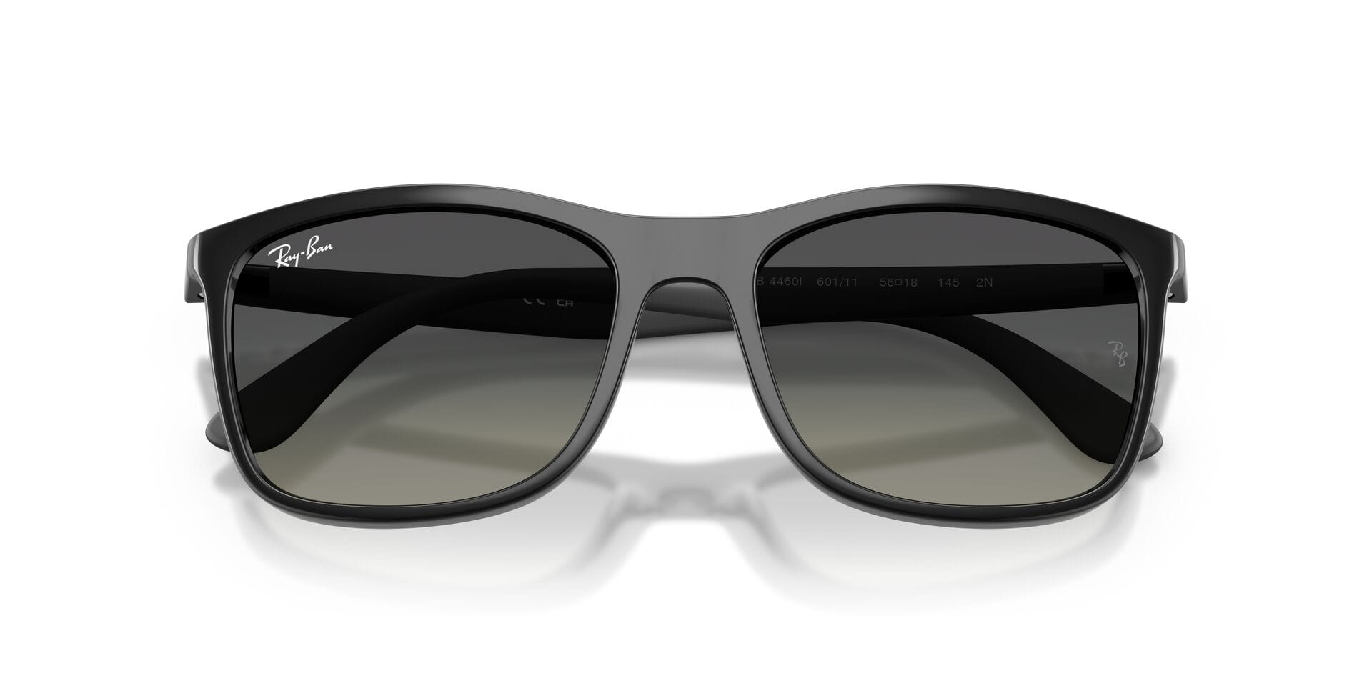 Rayban 0RB4460I Sunglass Black Unisex Full Shell Sunglass — Black frame — view 7