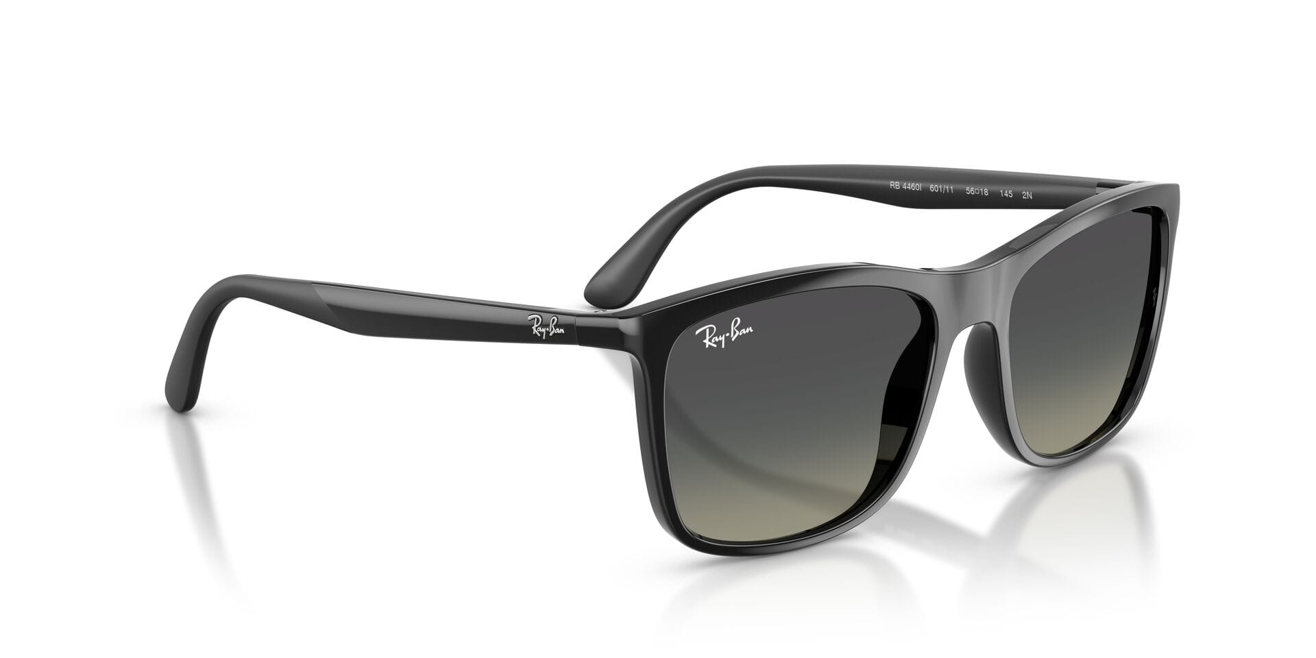 Rayban 0RB4460I Sunglass Black Unisex Full Shell Sunglass — Black frame — view 8