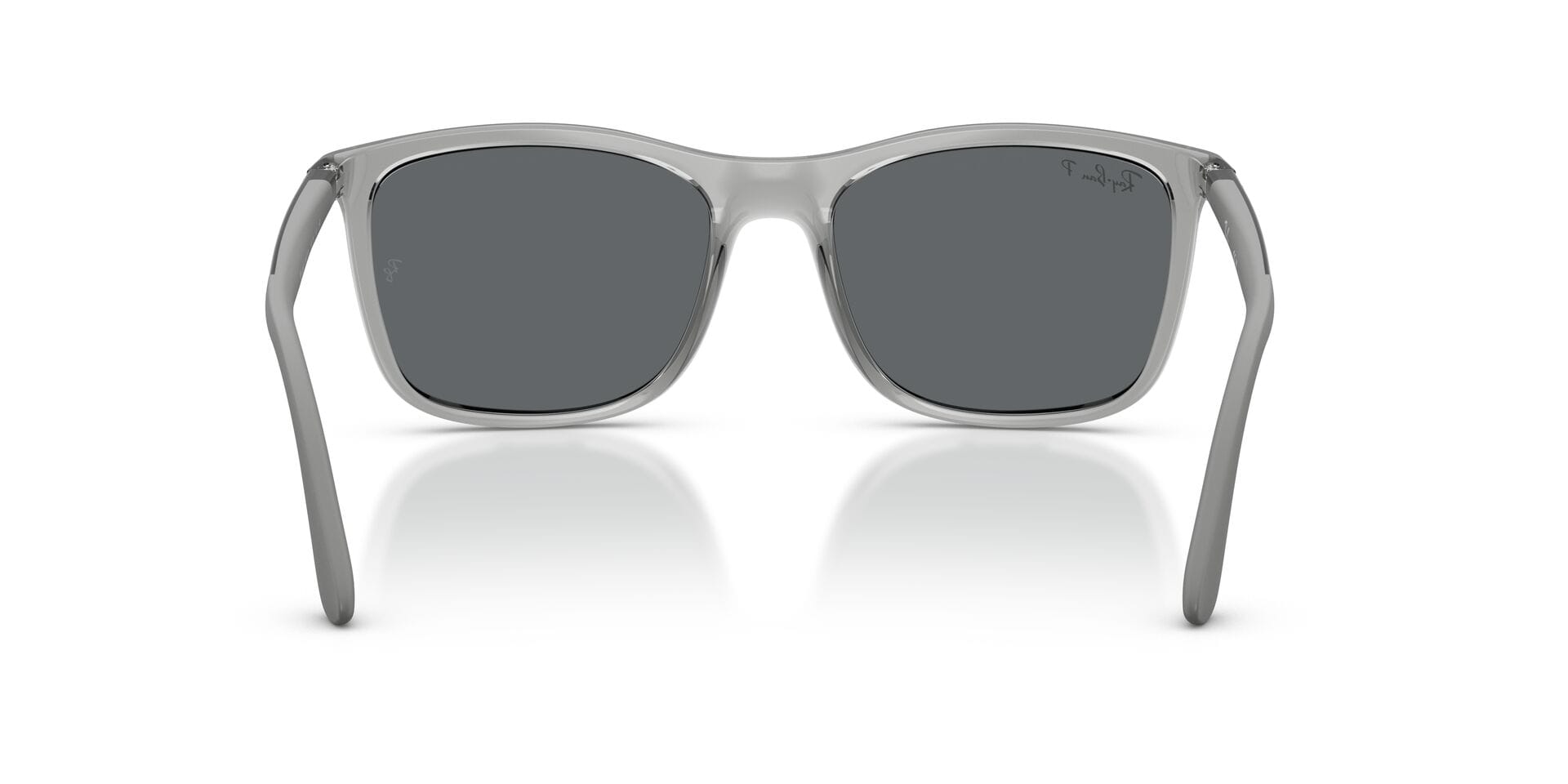 Rayban 0RB4460I Sunglass Transparent Grey Unisex Full Shell Sunglass — Transparent Grey frame — view 2