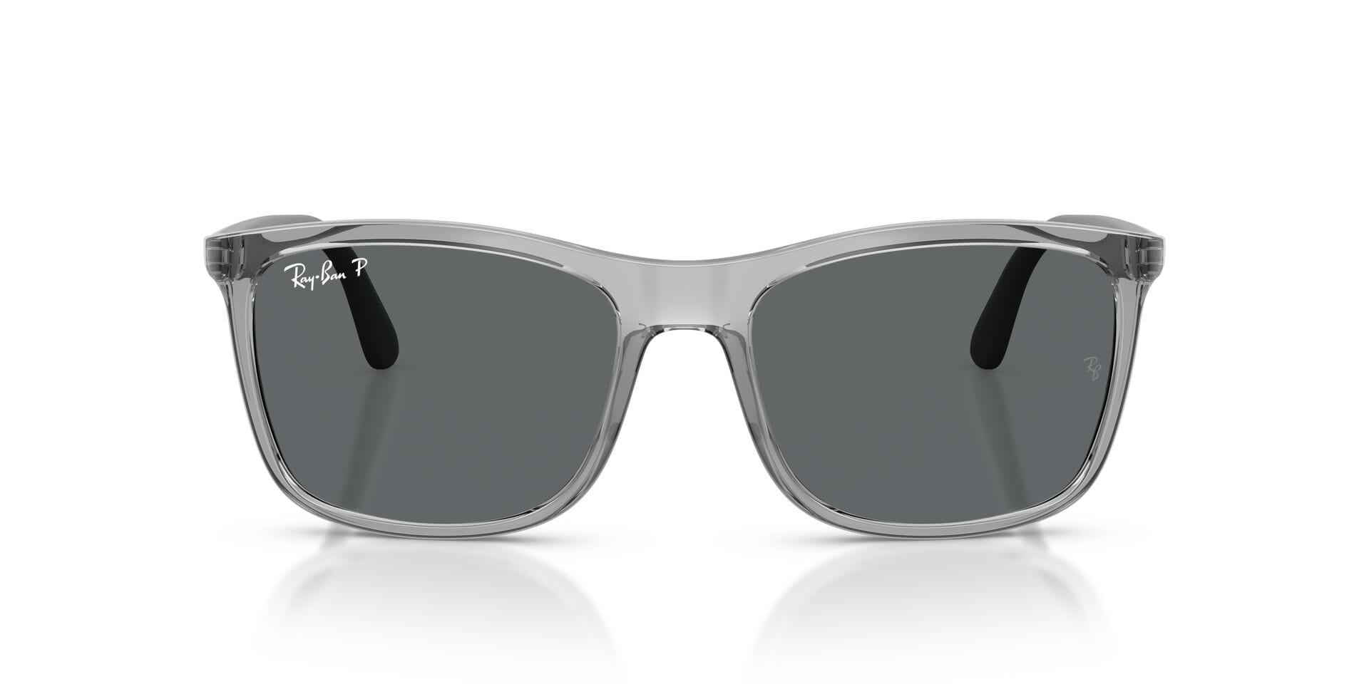 Rayban 0RB4460I Sunglass Transparent Grey Unisex Full Shell Sunglass — Transparent Grey frame — view 4