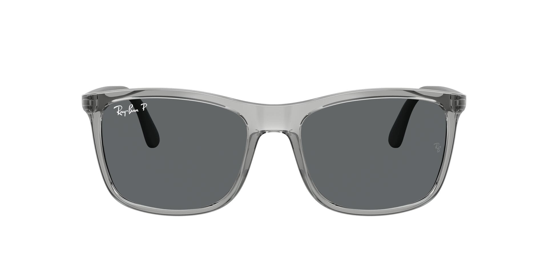 Rayban 0RB4460I Sunglass Transparent Grey Unisex Full Shell Sunglass — Transparent Grey frame — view 6