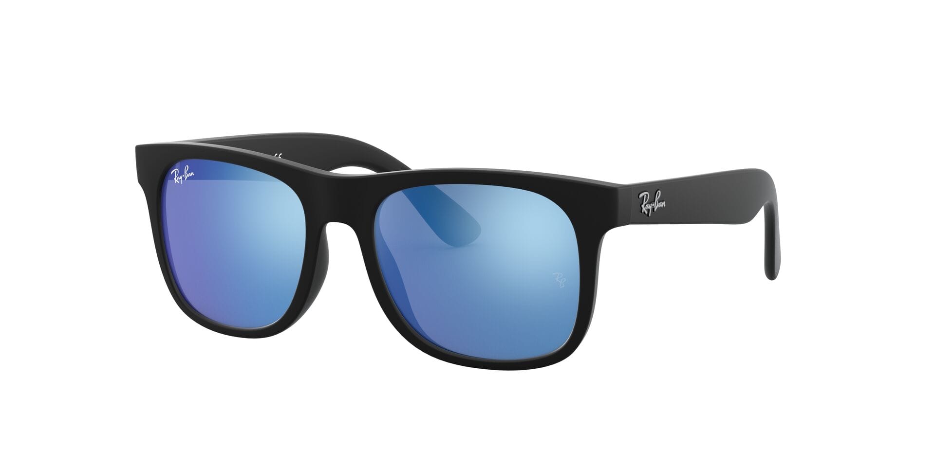 Rayban Junior 0RJ9069S Sunglass Black Male Full Shell Sunglass — Black frame — view 1