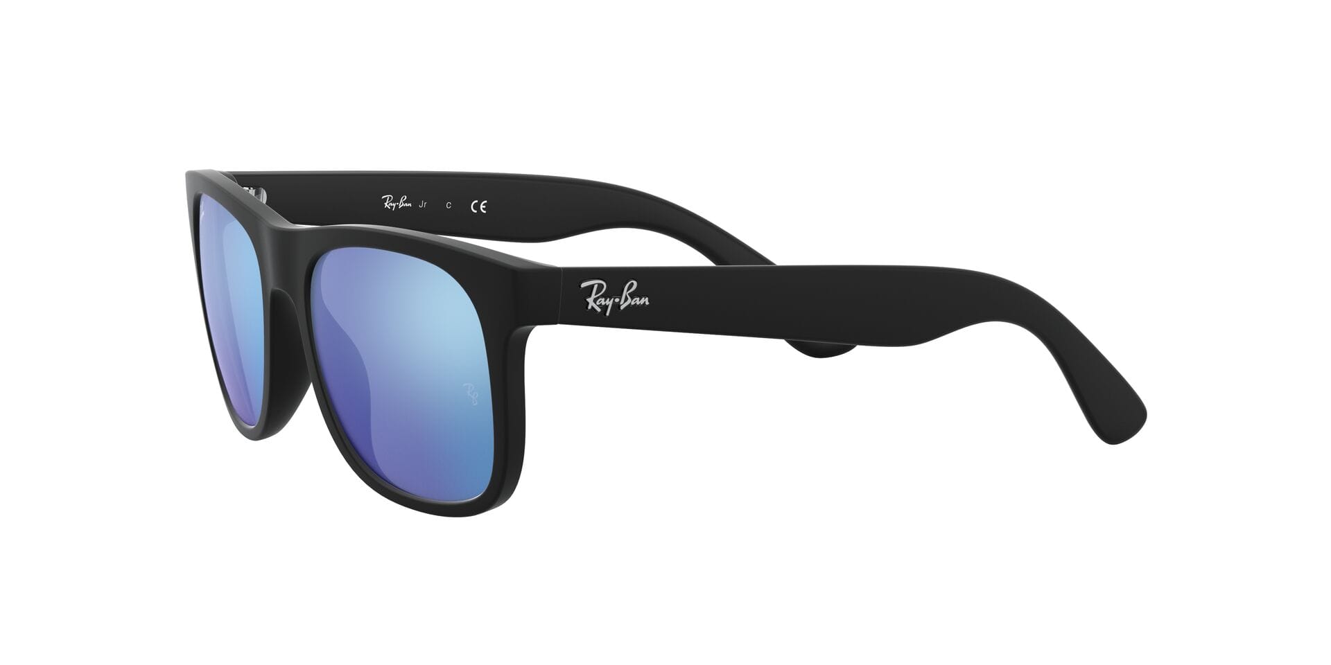 Rayban Junior 0RJ9069S Sunglass Black Male Full Shell Sunglass — Black frame — view 3