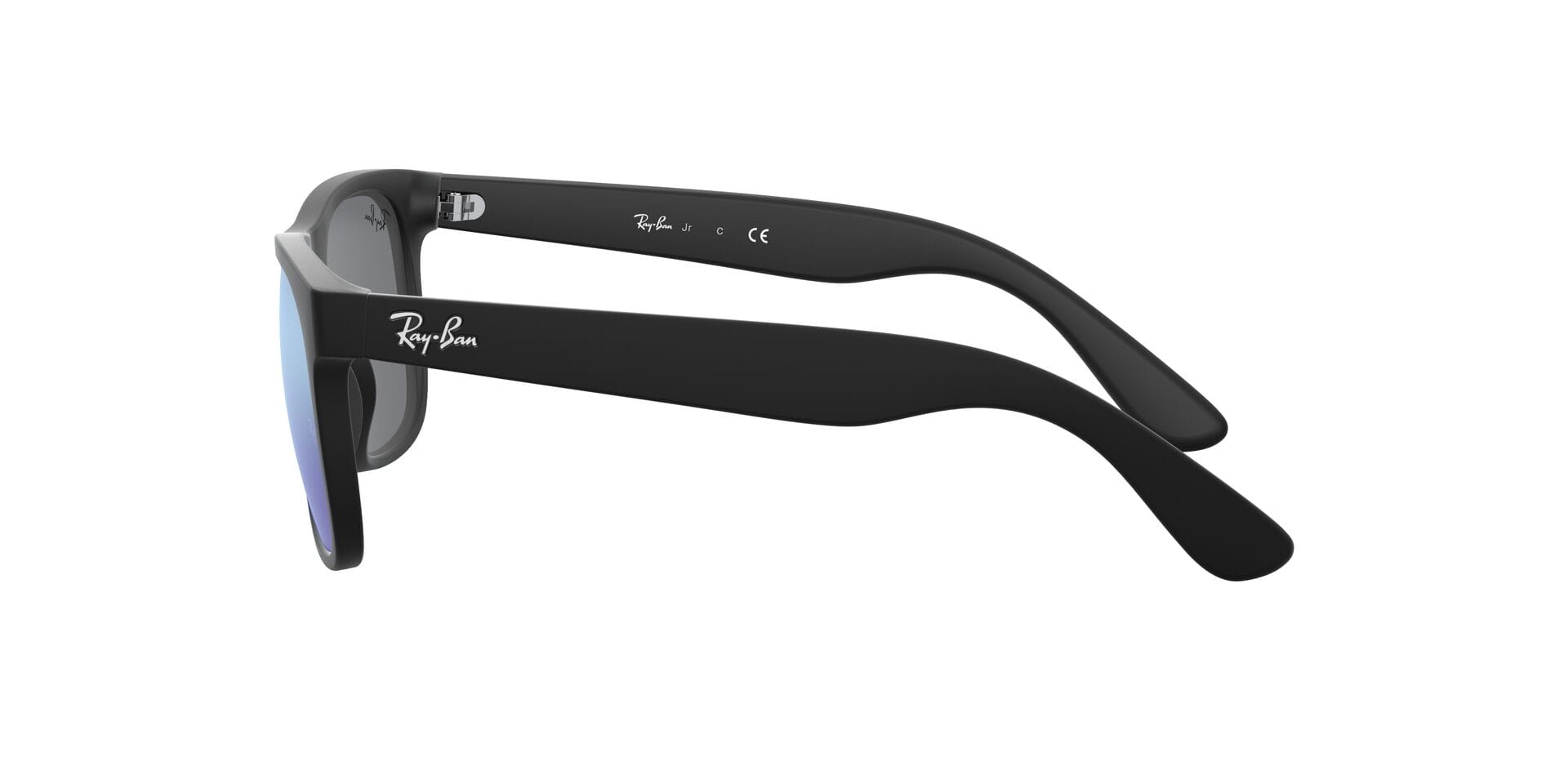 Rayban Junior 0RJ9069S Sunglass Black Male Full Shell Sunglass — Black frame — view 4