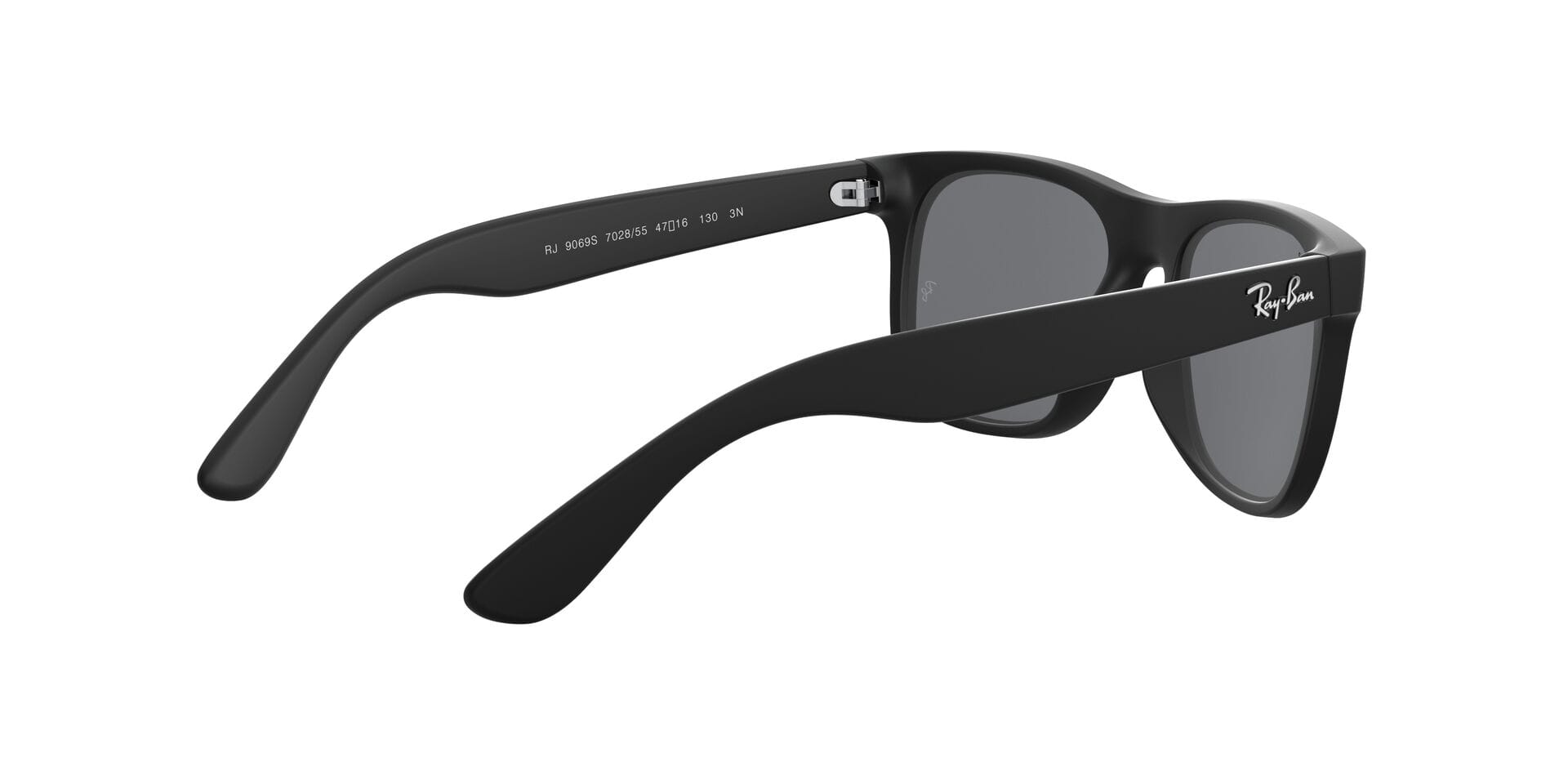 Rayban Junior 0RJ9069S Sunglass Black Male Full Shell Sunglass — Black frame — view 9