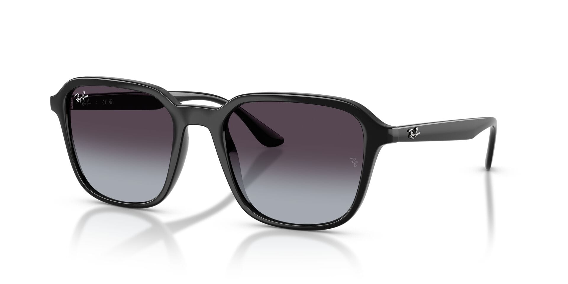Rayban 0RB4465I Sunglass Black Unisex Full Shell Sunglass — Black frame — view 1