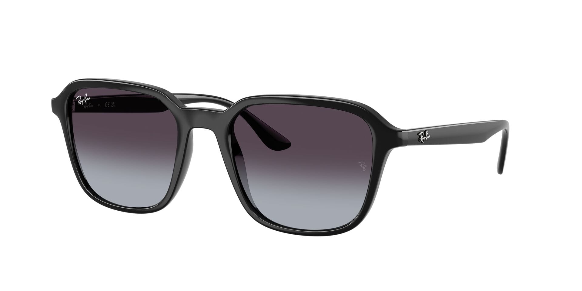 Rayban 0RB4465I Sunglass Black Unisex Full Shell Sunglass — Black frame — view 3