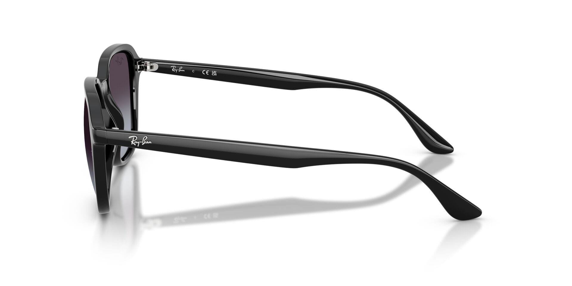 Rayban 0RB4465I Sunglass Black Unisex Full Shell Sunglass — Black frame — view 5