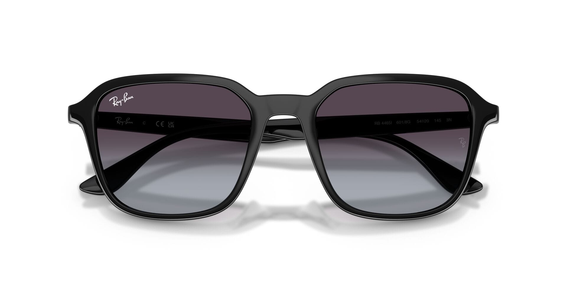 Rayban 0RB4465I Sunglass Black Unisex Full Shell Sunglass — Black frame — view 7