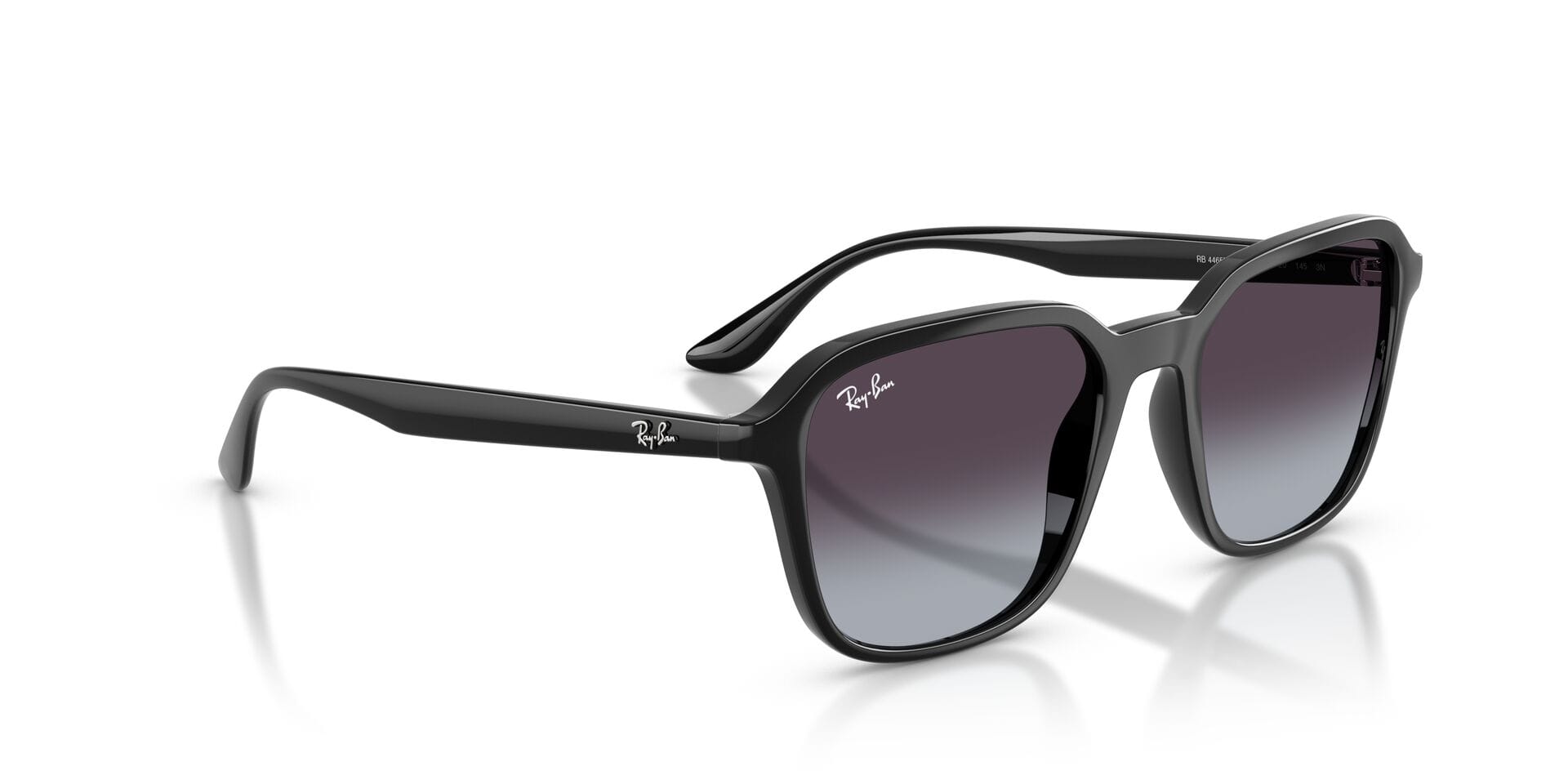 Rayban 0RB4465I Sunglass Black Unisex Full Shell Sunglass — Black frame — view 8