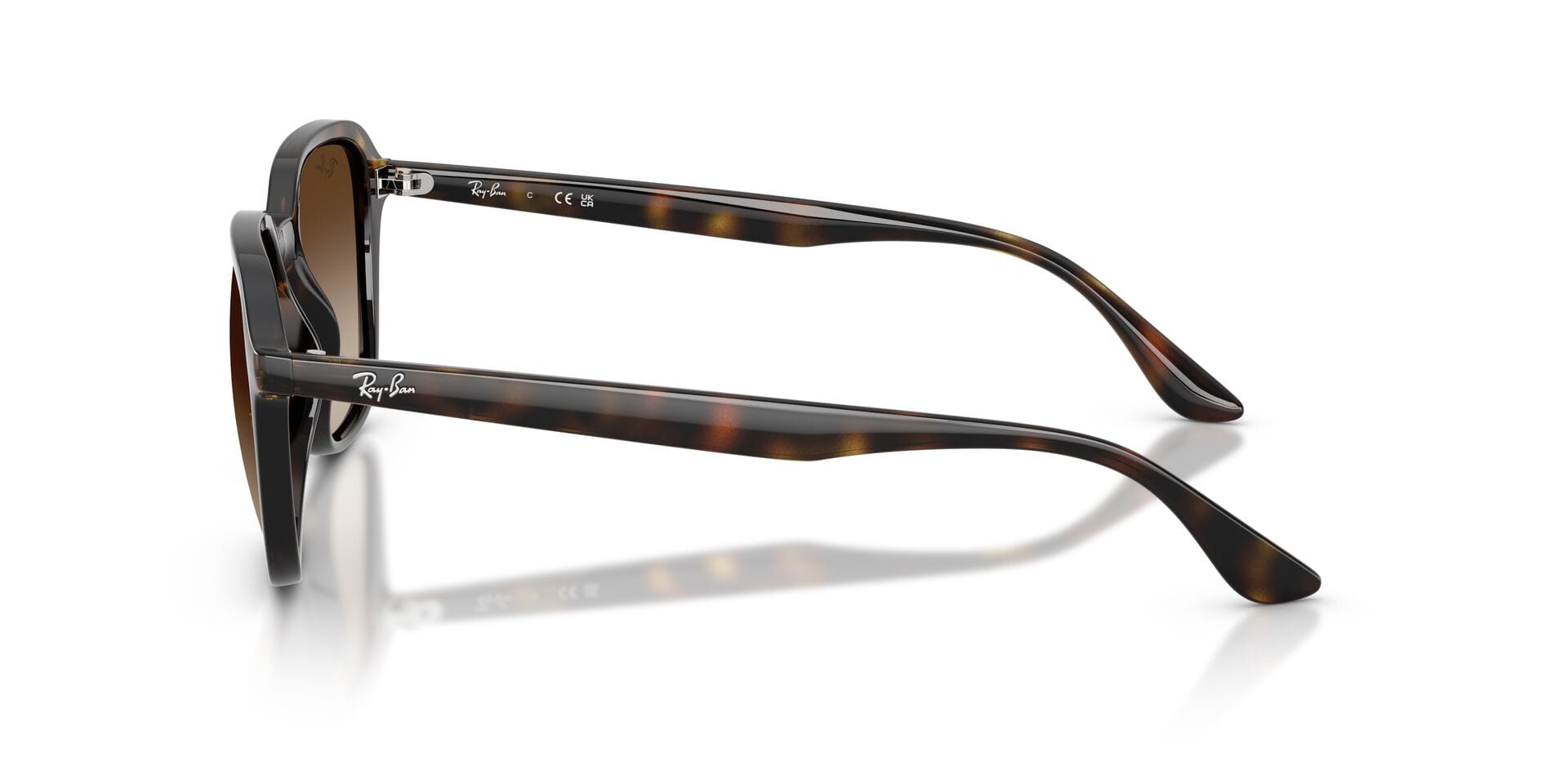 Rayban 0RB4465I Sunglass Havana Unisex Full Shell Sunglass — Havana frame — view 5