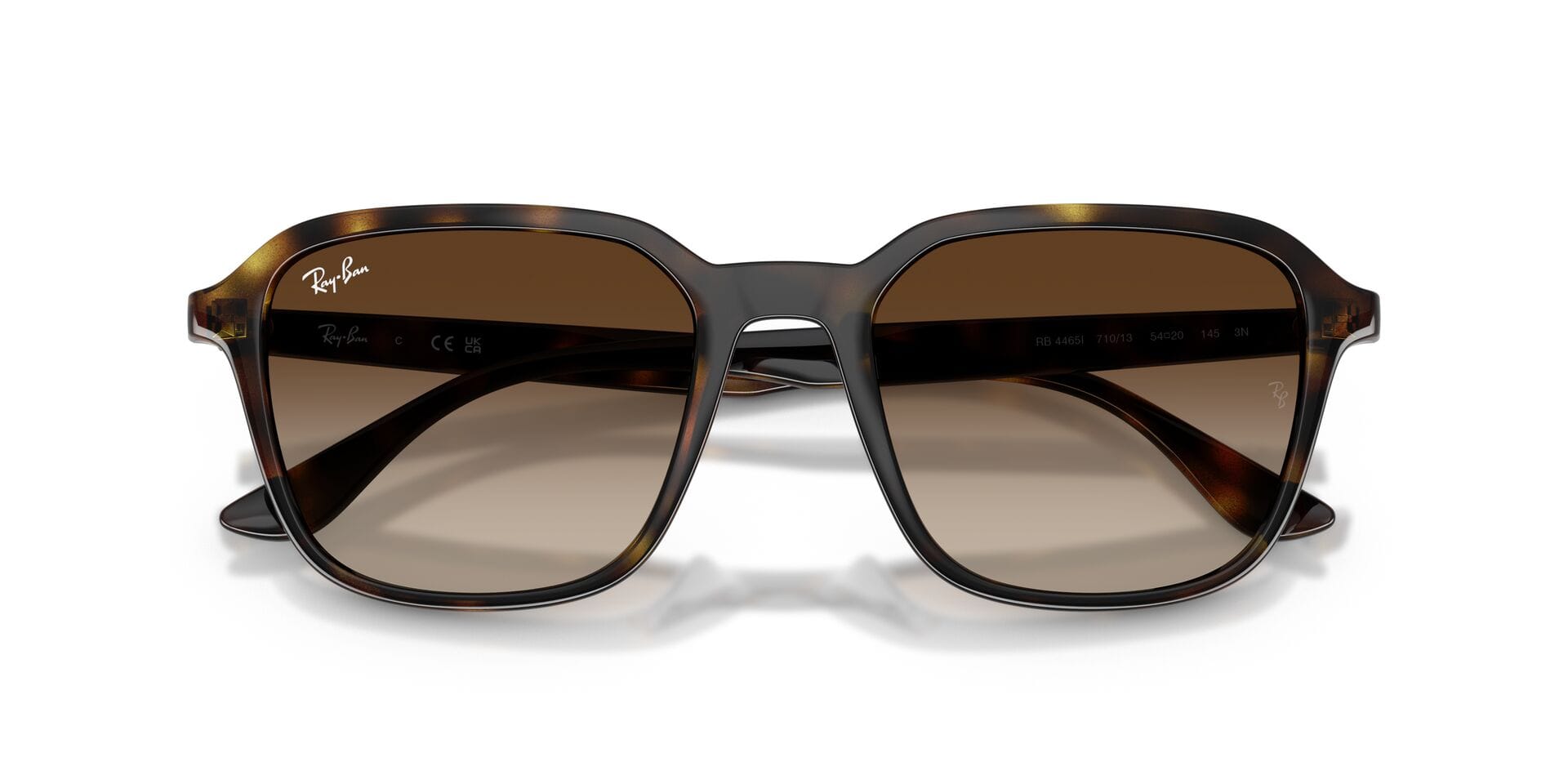 Rayban 0RB4465I Sunglass Havana Unisex Full Shell Sunglass — Havana frame — view 7