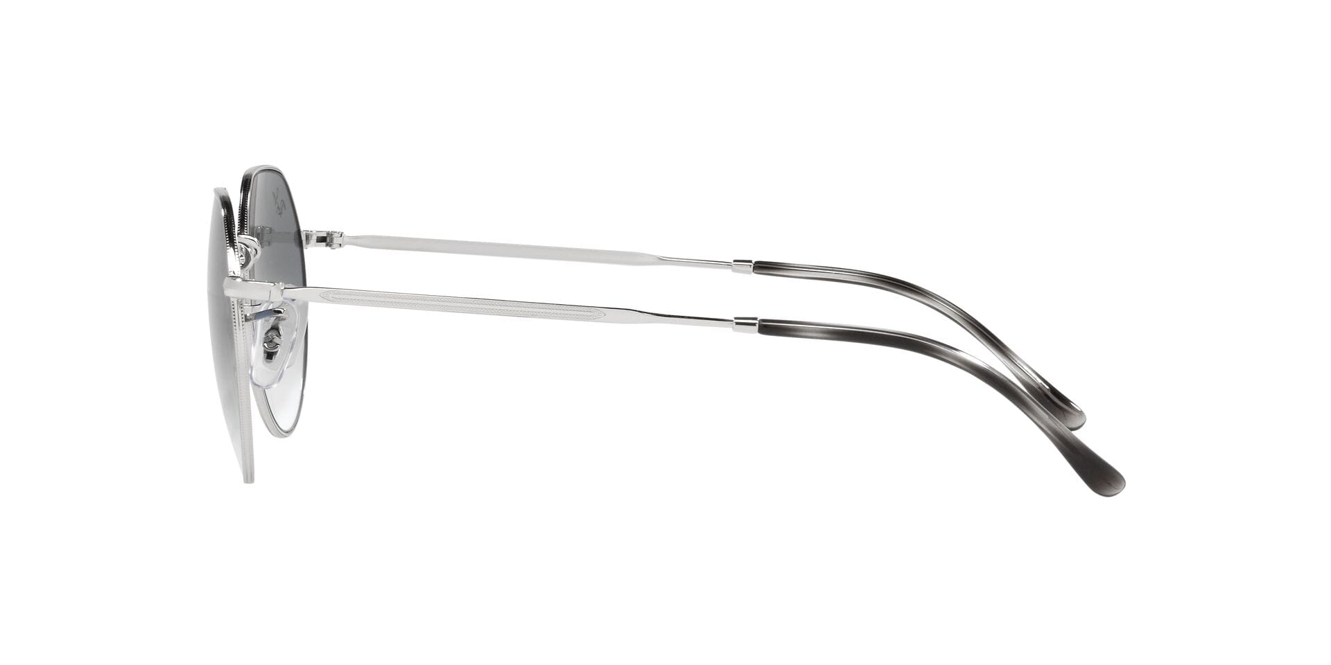 Rayban RB3565 Sunglass Silver Unisex Full Metal Sunglass — Silver frame — view 3