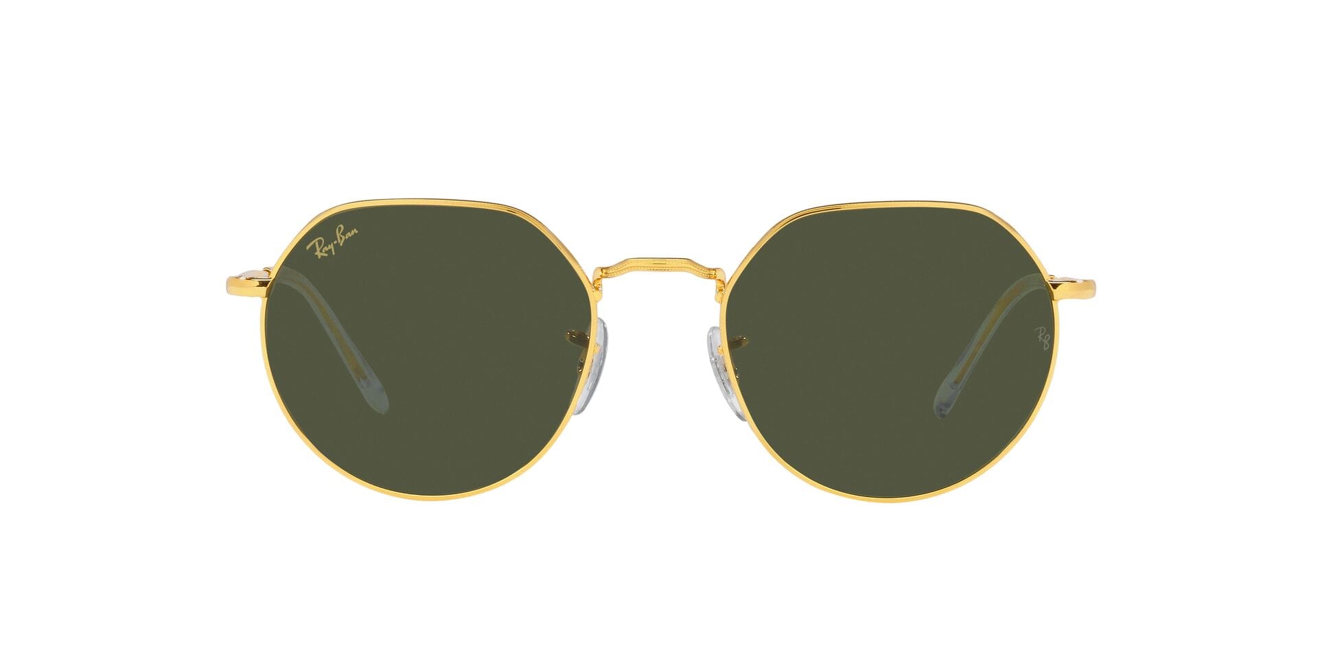 Rayban RB3565 Sunglass Gold Unisex Full Metal Sunglass — Gold frame — view 2