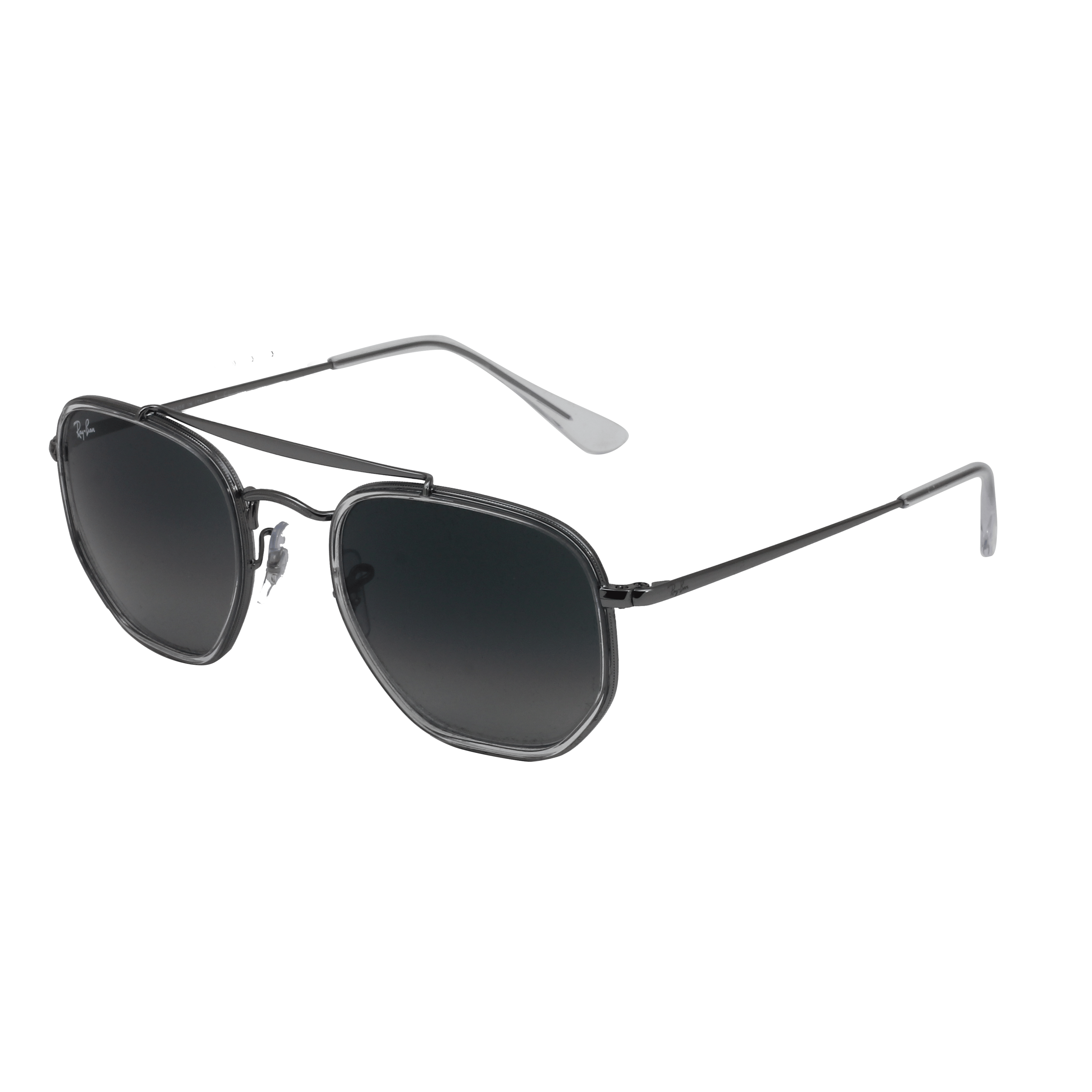 Rayban 0RB3648M Sunglass Grey Male Full Metal — Grey frame