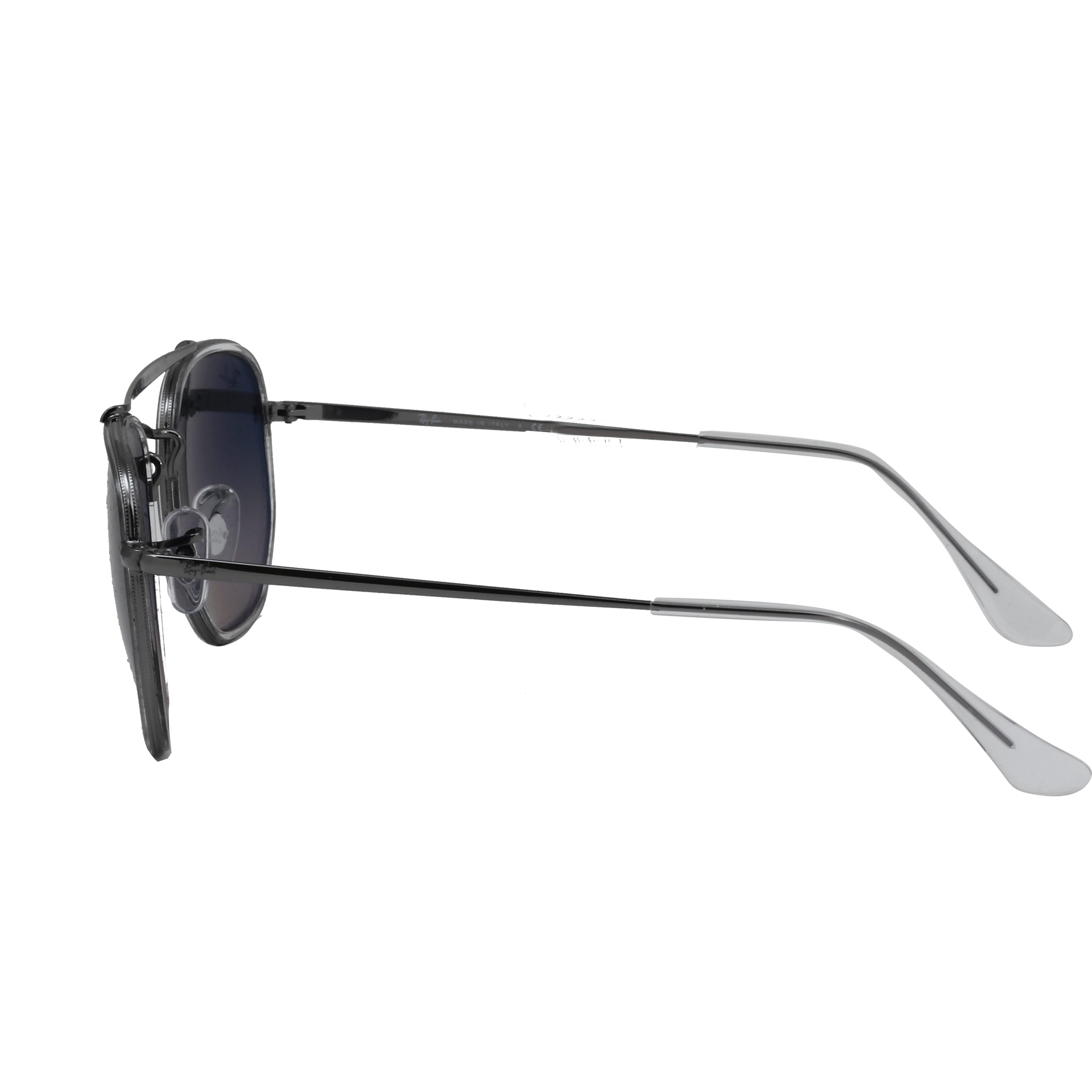 Rayban 0RB3648M Sunglass Grey Male Full Metal Sunglass — Grey frame — view 3