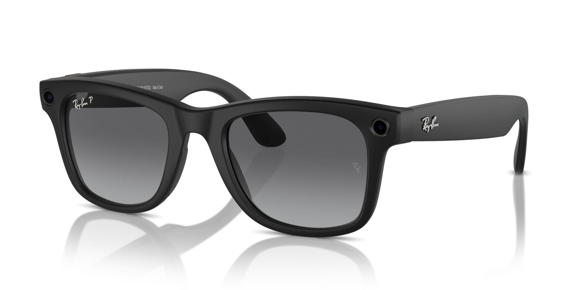 Rayban Meta 0RW4008 Sunglass Matt Black Unisex Full Shell — Matt Black frame