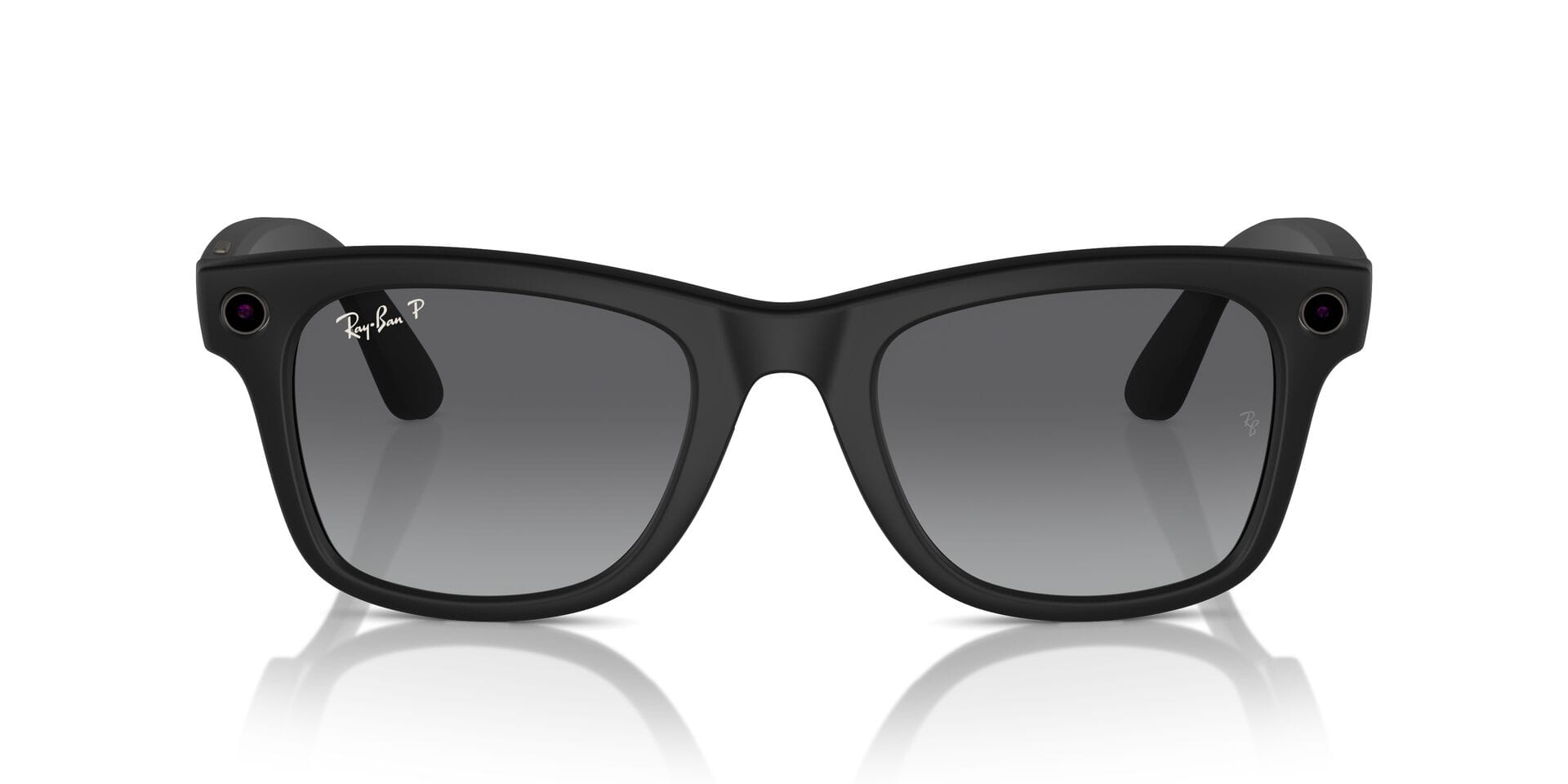 Rayban Meta GEN 1 0RW4008 Sunglass Matt Black Unisex Full Sh Sunglass — Matt Black frame — view 4