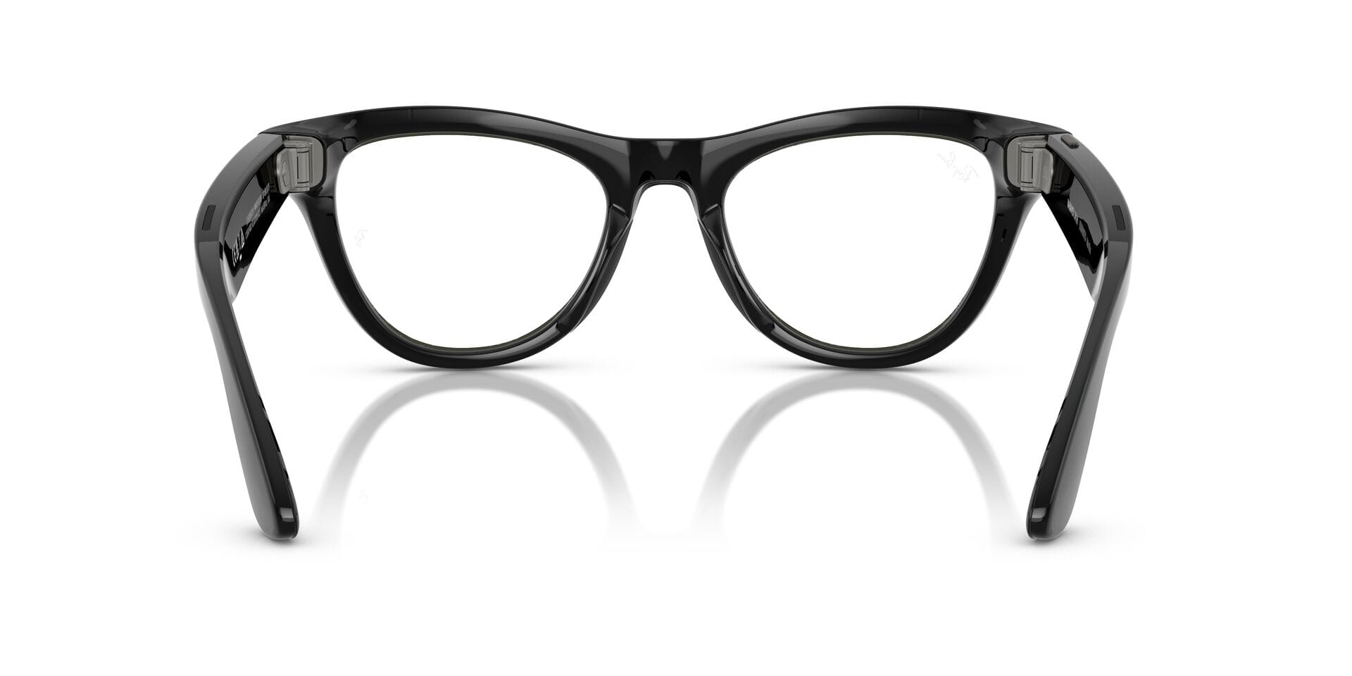Rayban Meta 0RW4010 Sunglass Black Female Full Shell Sunglass — Black frame — view 2