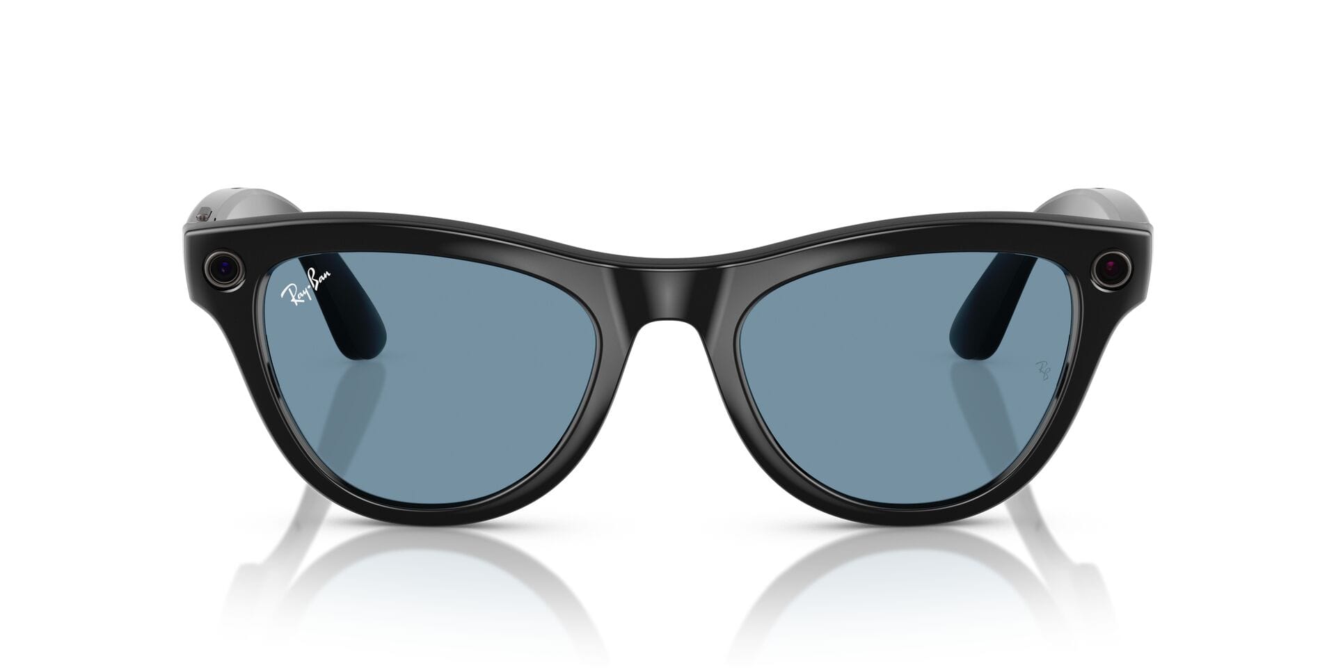 Rayban Meta 0RW4010 Sunglass Black Female Full Shell Sunglass — Black frame